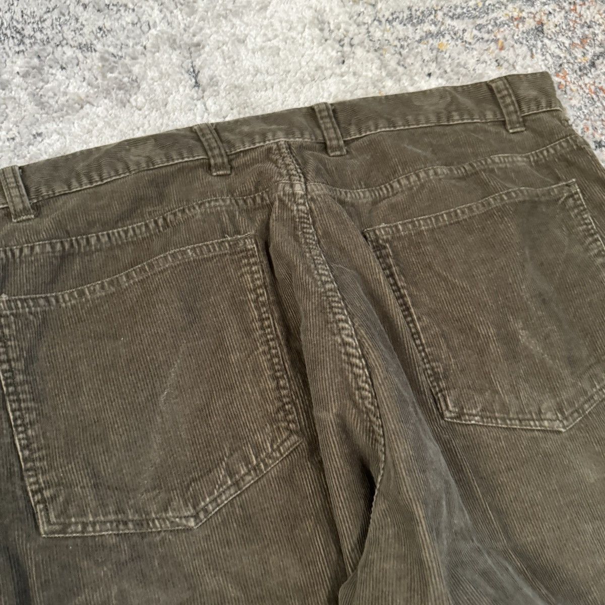 JNCO × Vintage Beautiful vintage y2k baggy wide leg olive green corduroy Size US 38 / EU 54 - 5 Thumbnail