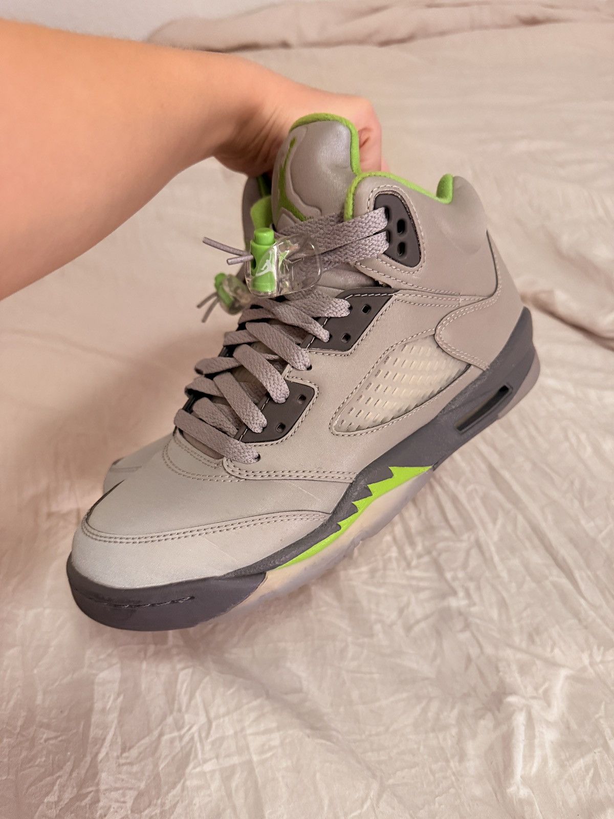 Jordan Brand Air Jordan 5 Retro ‘Green Bean’ Size US 6.5 / EU 39-40 - 3 Thumbnail