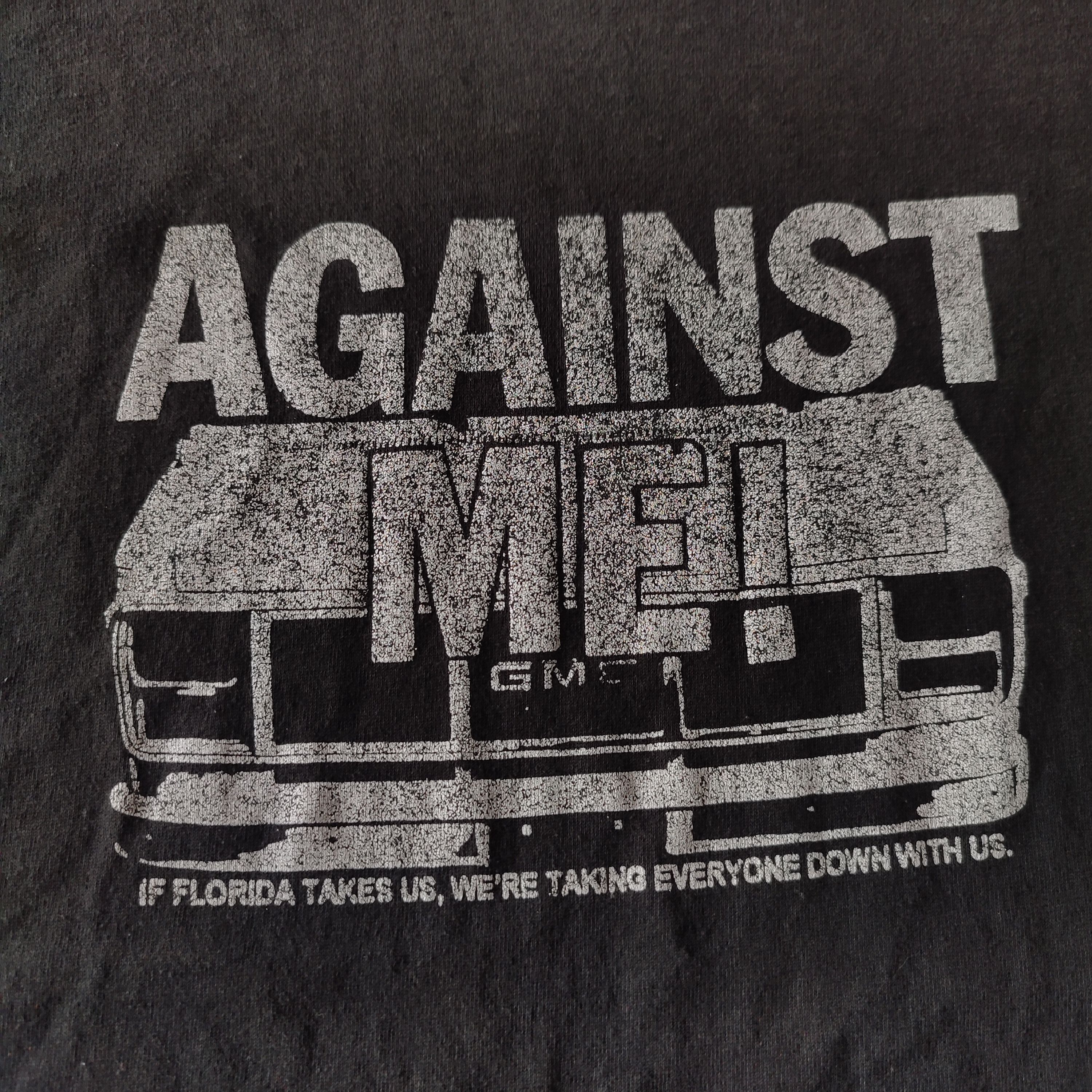 Band Tees × Vintage Against Me! T SHIRT Size US L / EU 52-54 / 3 - 4 Thumbnail