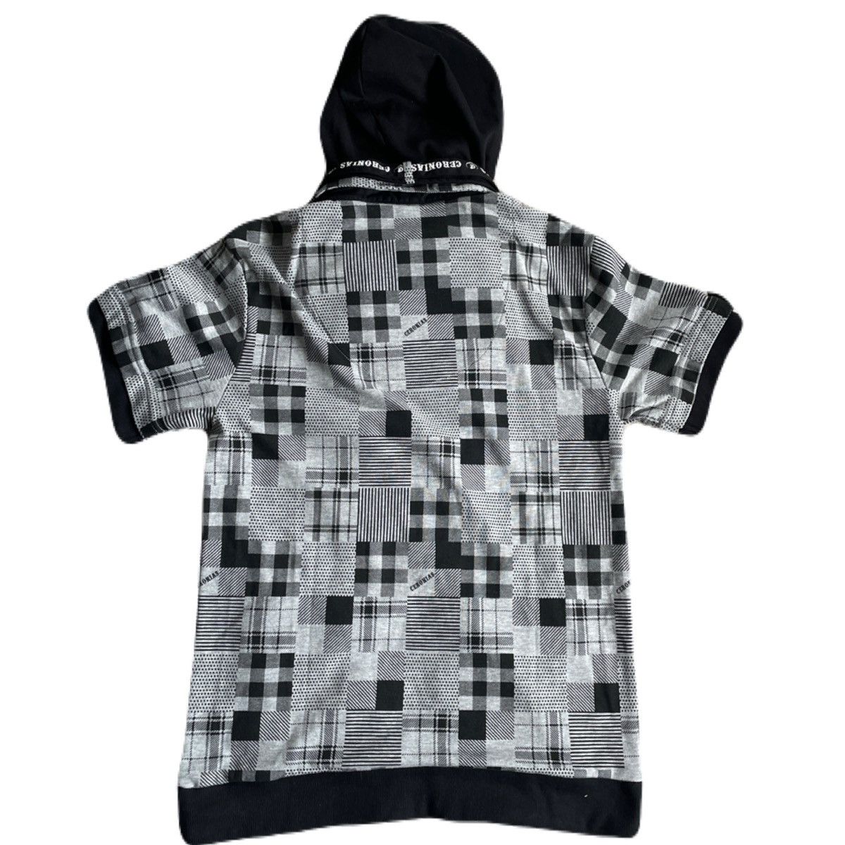 If Six Was Nine 2000s Japanese archive Vkei Docking Hooded Polo Shirts Y2K Size US S / EU 44-46 / 1 - 4 Thumbnail