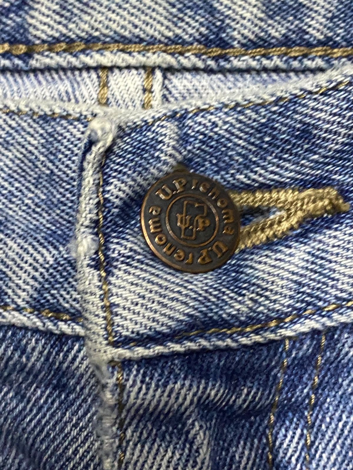 Renoma Vintage UP Renoma Uniform Prestige Distressed Loose Jeans Size US 33 - 7 Thumbnail