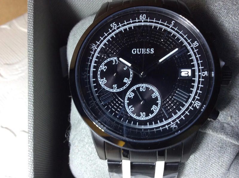 Guess Guess men's black watch Size ONE SIZE - 1 Thumbnail