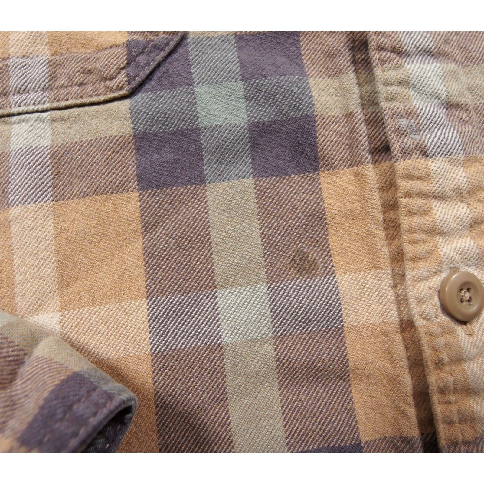 Patagonia Patagonia Shirt Mens Large Beige Button Down Fjord Flannel Plaid Outdoors Adult Size US L / EU 52-54 / 3 - 4 Thumbnail