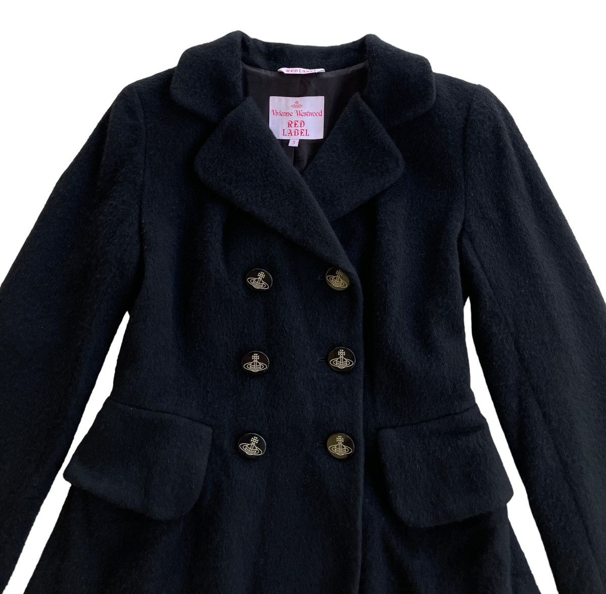 Vivienne Westwood Vivienne Westwood Black Cashmere Longcoat Size M / US 6-8 / IT 42-44 - 3 Thumbnail