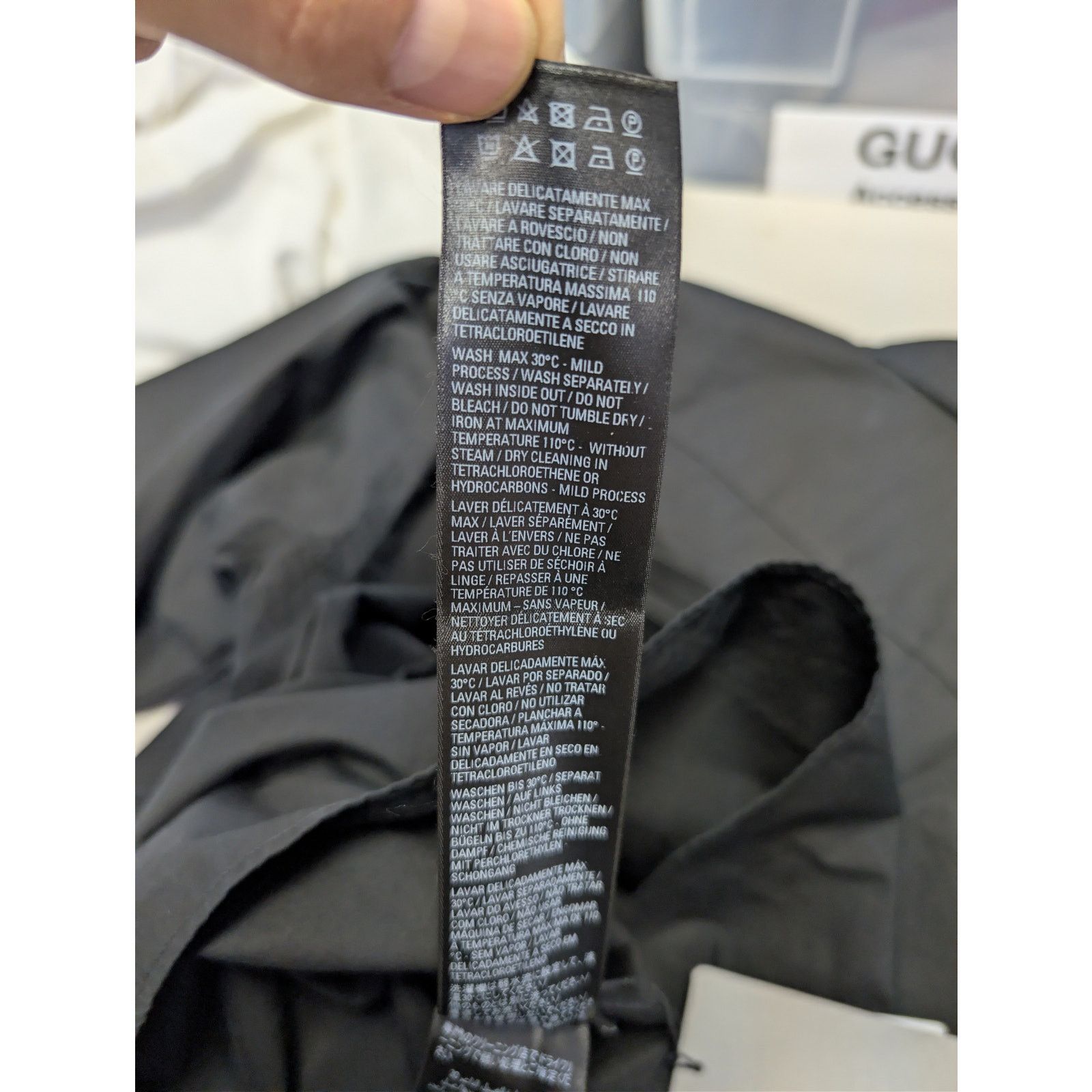 Balenciaga o1rshd1 Large Fit Short Sleeve Shirt in Washed Out Black Size US XXL / EU 58 / 5 - 19 Thumbnail