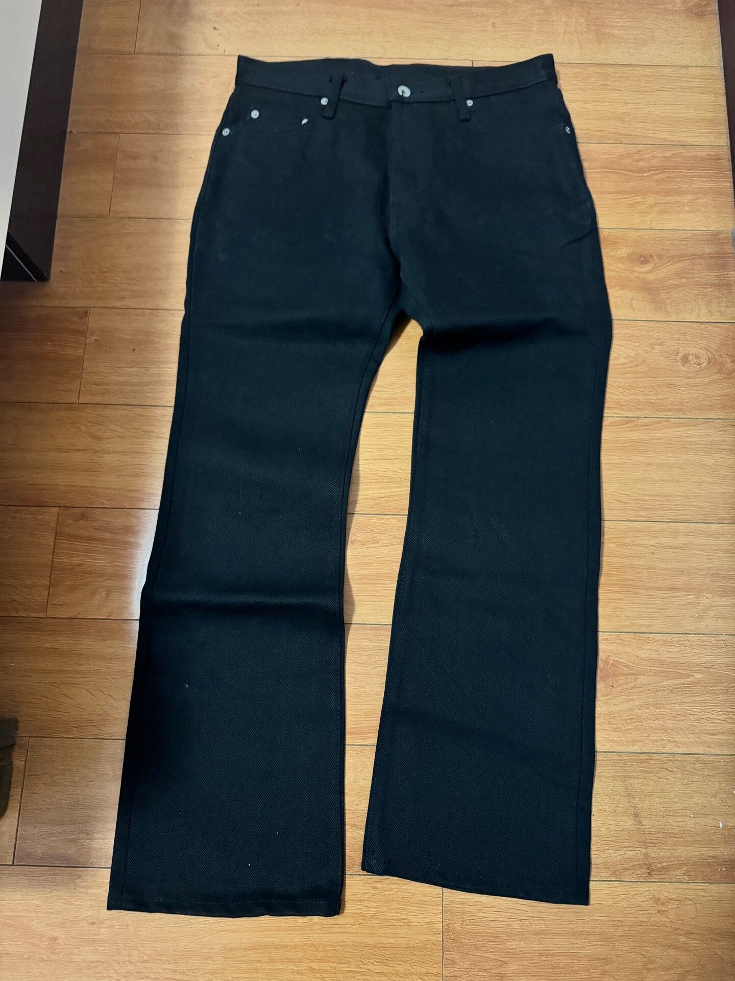 Iron Heart Iron Heart Black Denim Pants Size US 33 - 1 Thumbnail