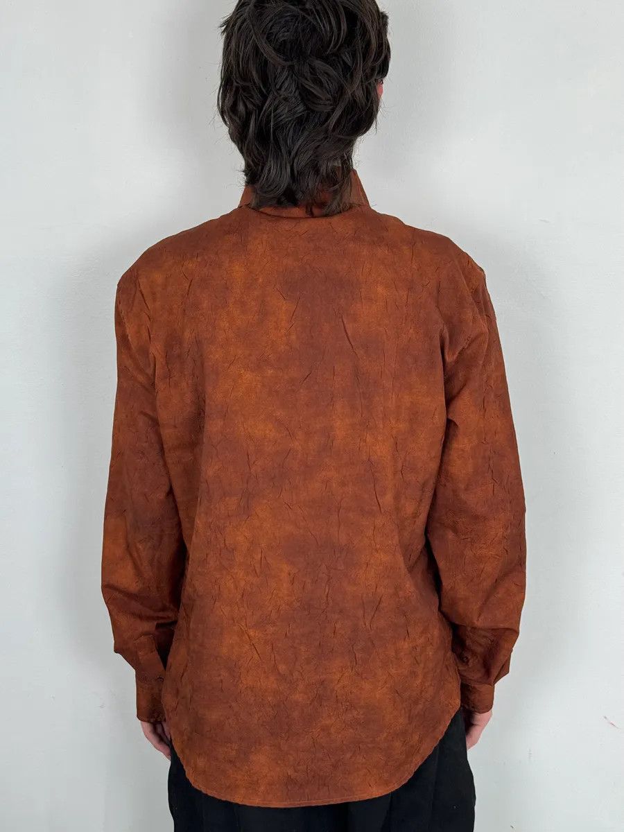 Dolce & Gabbana Dolce & Gabbana Rust Suede Brown Shirt Size US M / EU 48-50 / 2 - 3 Thumbnail