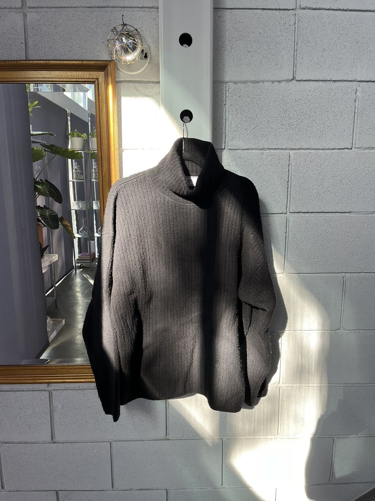 image of Ami Turtleneck Sweater in Black, Men's (Size XL)