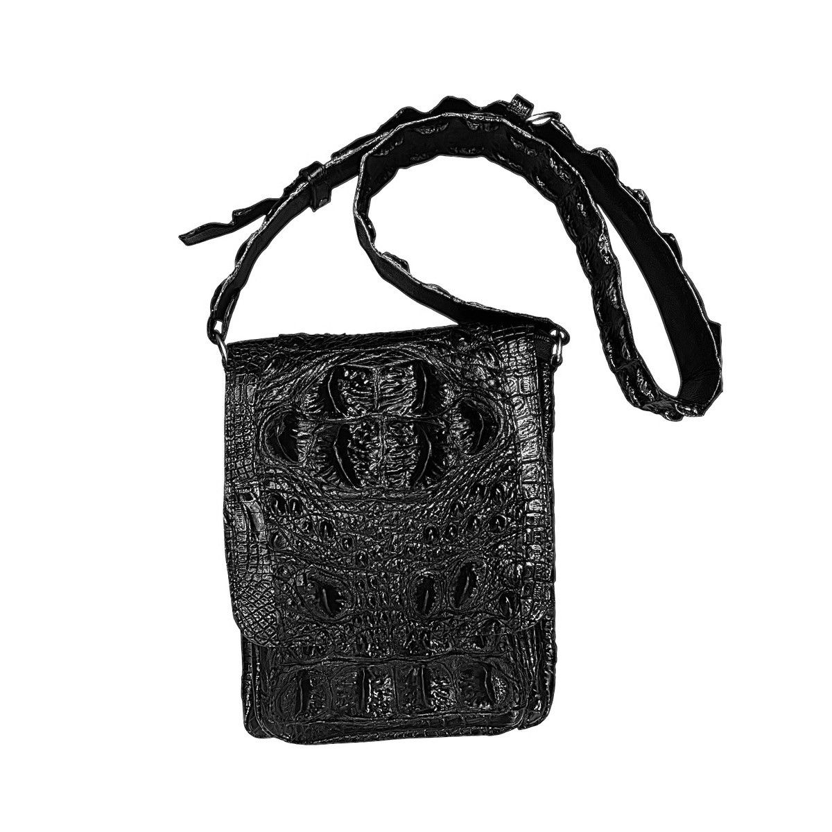 Japanese Brand × Vintage Crocodile leather messenger bag Size ONE SIZE - 1 Thumbnail