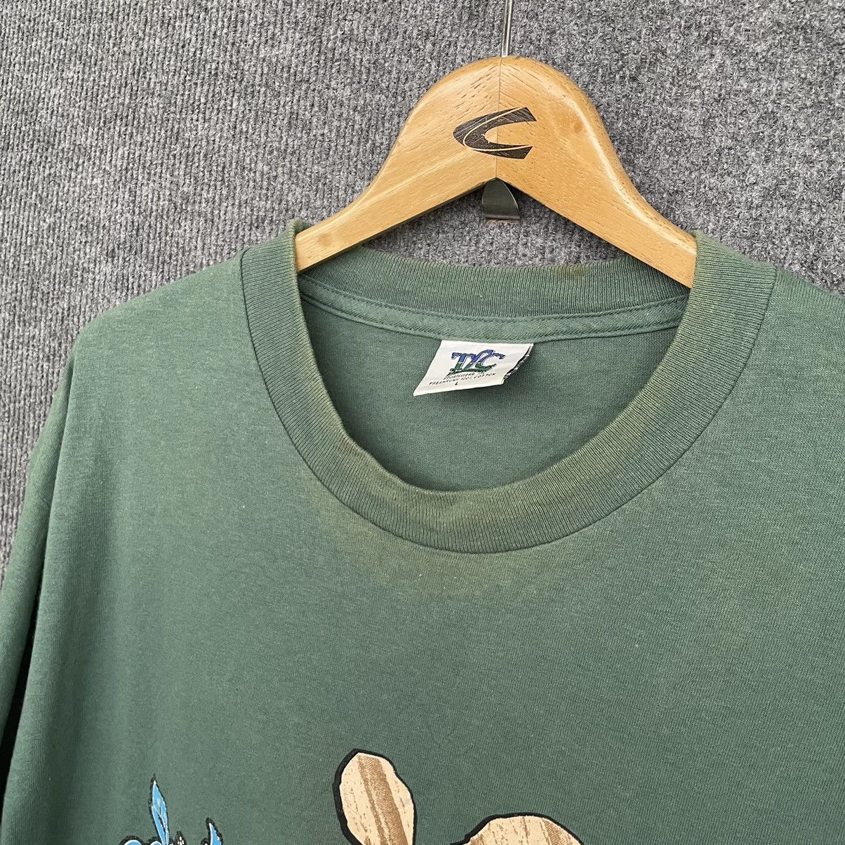 Vintage Vintage 1990s Surf Gear Hawaii Faded Green T Shirt Size US L / EU 52-54 / 3 - 5 Thumbnail