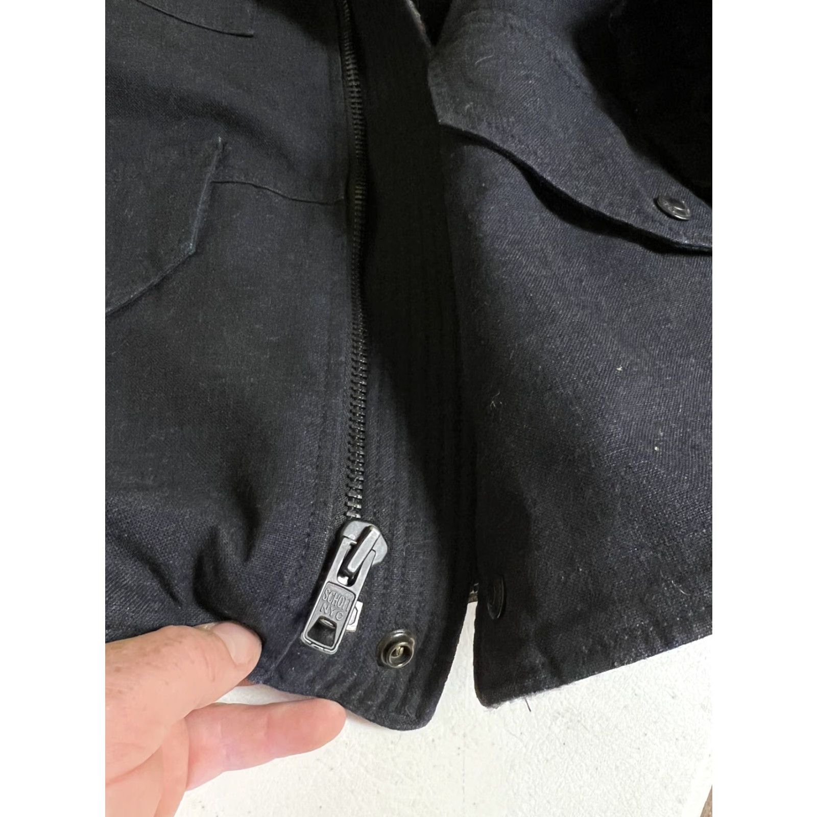 Schott VINTAGE Schott NYC Cone Denim Perfecto Woolrich Aztec Wool Zip Jacket M Size US M / EU 48-50 / 2 - 5 Thumbnail