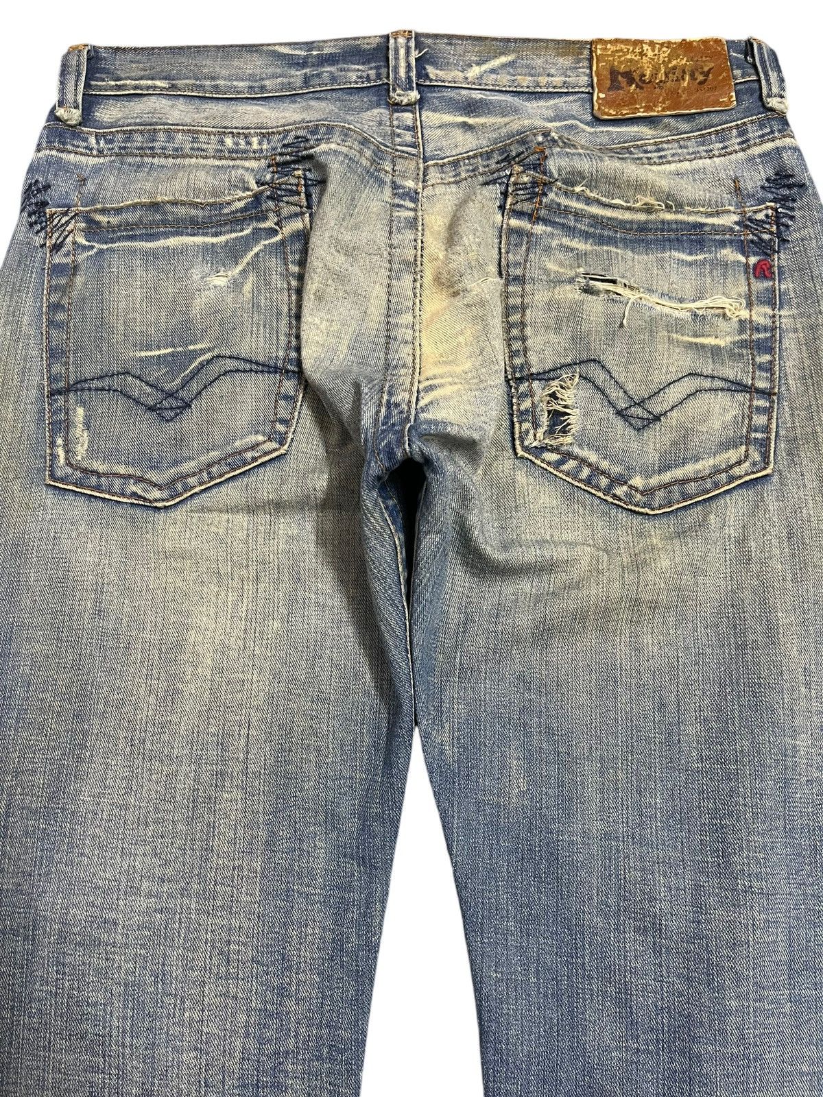 Replay Vintage Replay Mud Wash Classic Style Loose Jeans Size US 36 / EU 52 - 5 Thumbnail
