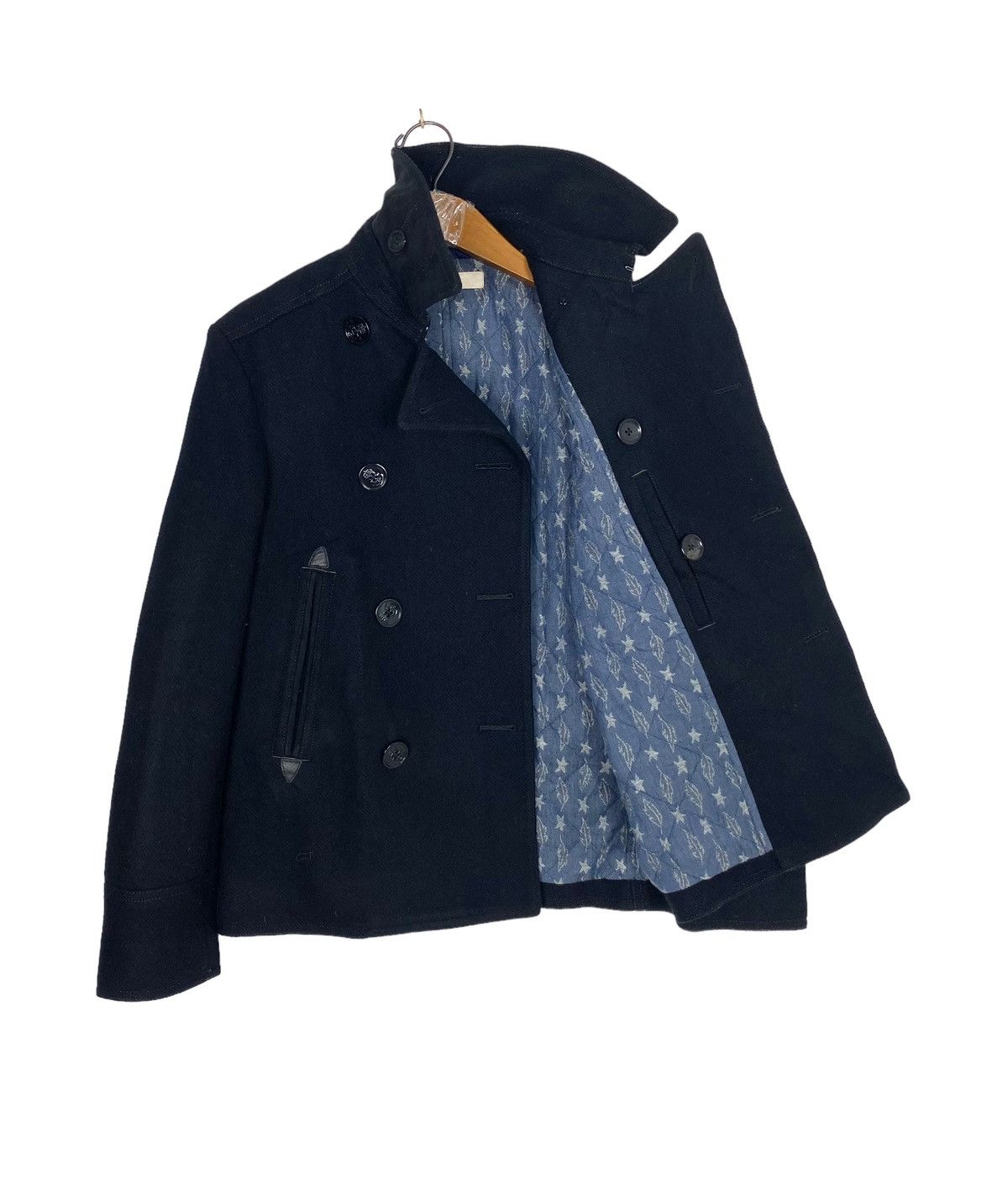 FACTOTUM Rare‼️ Factotum Double Breasted Pea Coat Made in Japan Size S / US 4 / IT 40 - 2 Thumbnail
