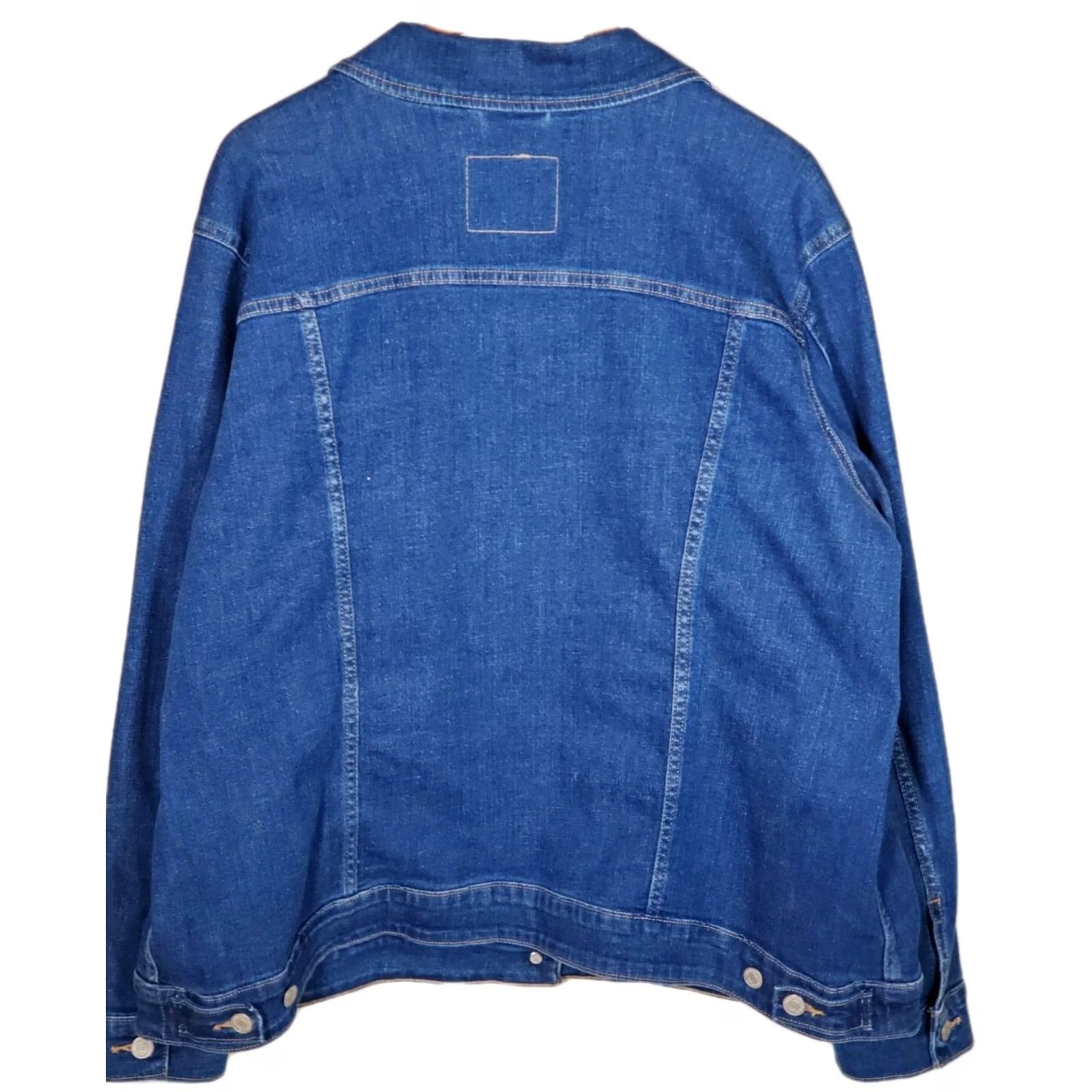 Levi's Levi's Trucker Jacket Denim Blue 3XL Plus Size Women's Long Sleeve Button Front Pockets Vintage? No Size 40" / US 18 - 3 Thumbnail