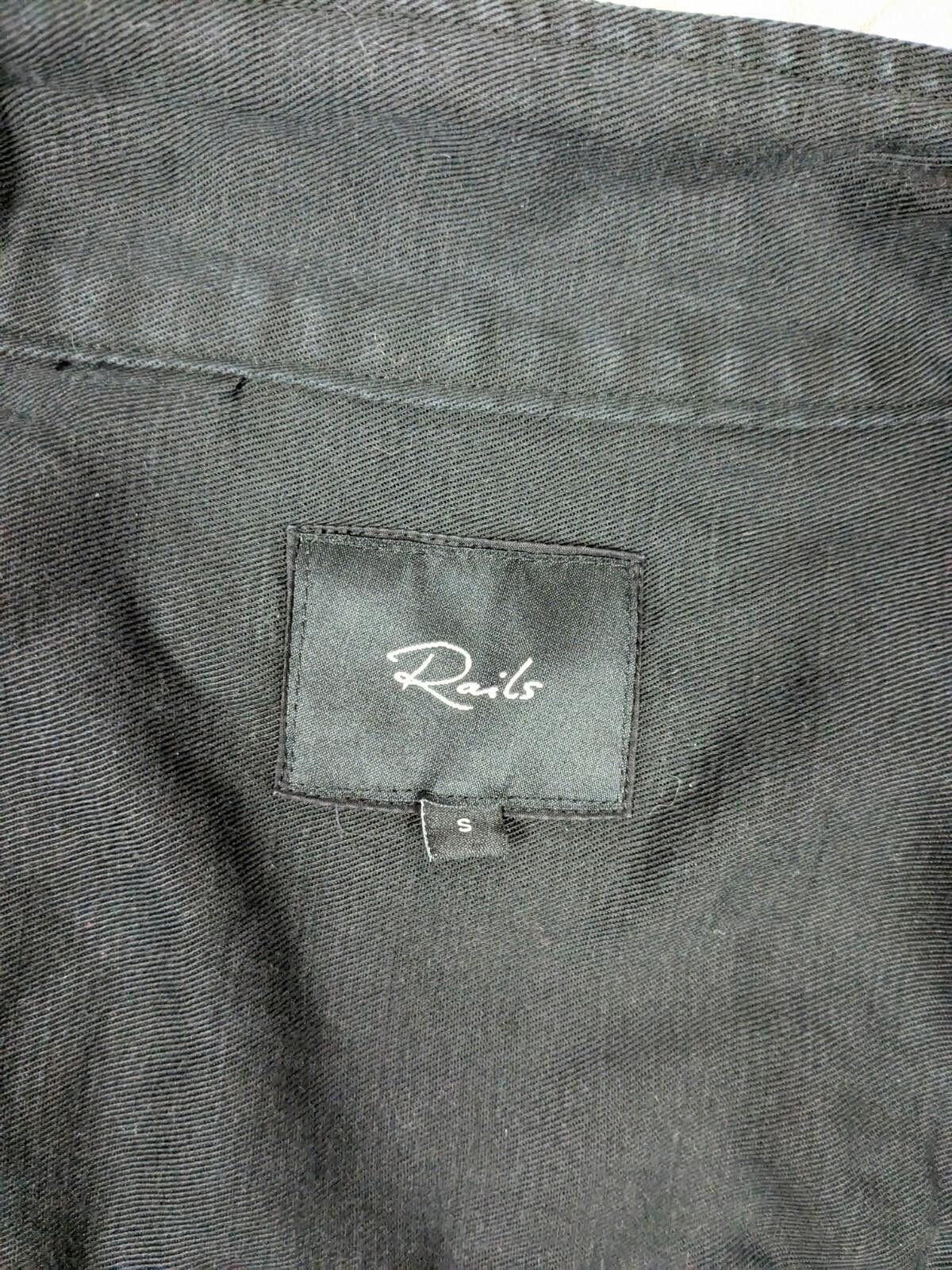 Rails Rails Elliot Floral Embroidered Shirt Jacket Black Small Size S / US 4 / IT 40 - 8 Thumbnail