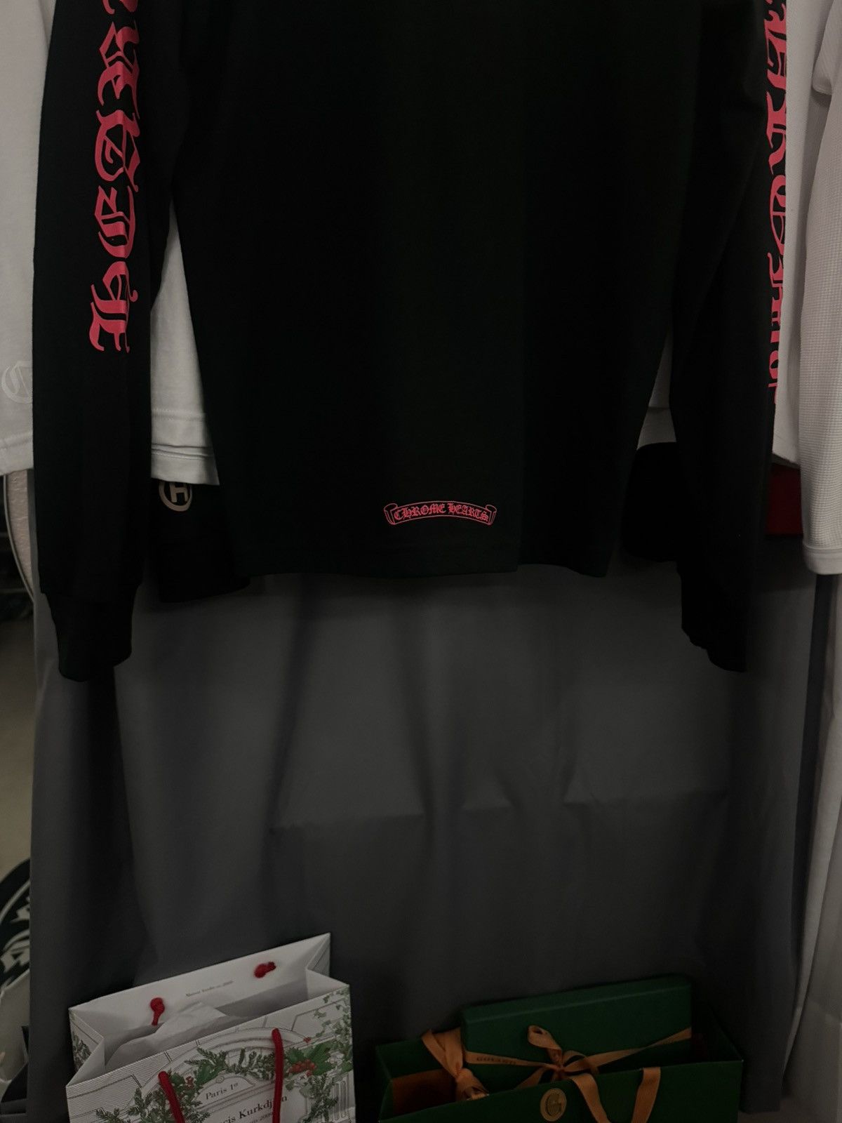 Chrome Hearts Pink Chrome Hearts Long Sleeve Pocket Crew🌺 Size US L / EU 52-54 / 3 - 6 Thumbnail