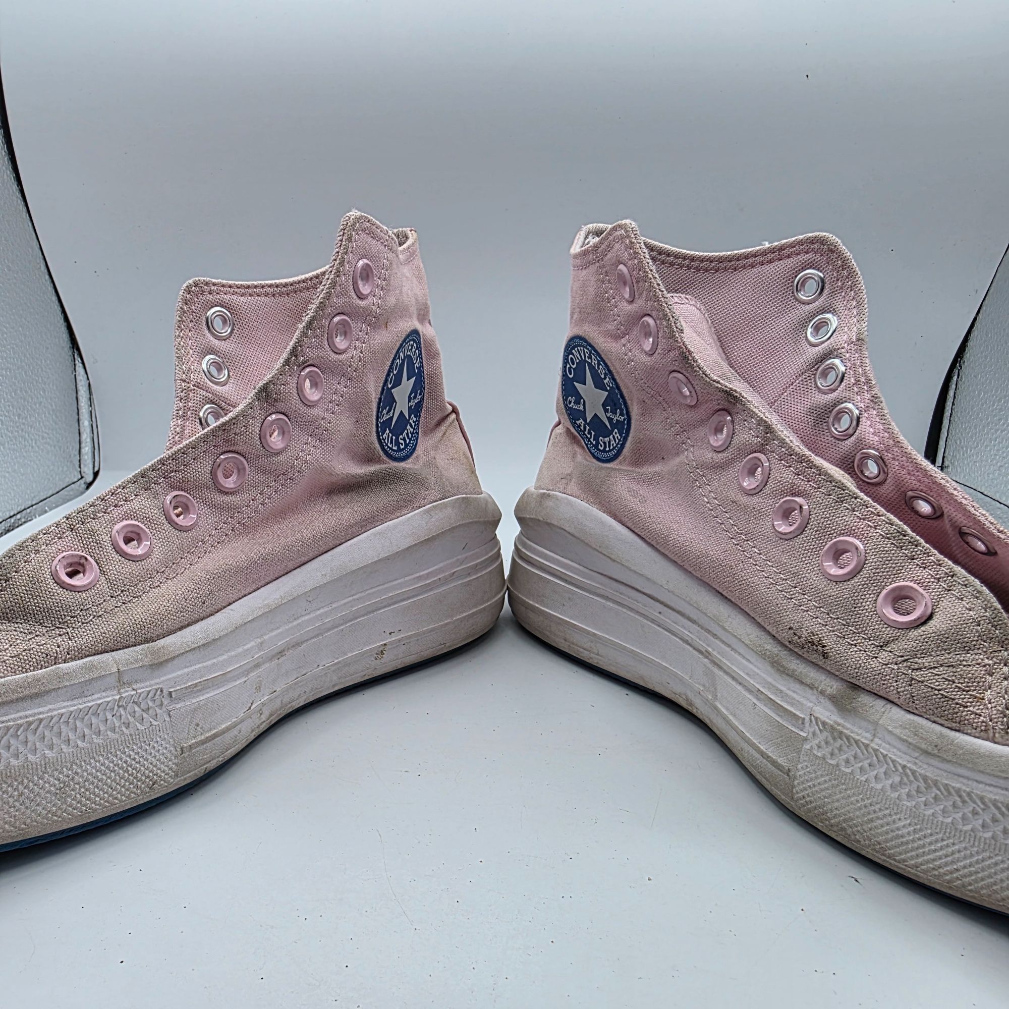 Converse Converse All Star Move Womens Size 8.5 Pink Platform Shoes A Size US 8.5 / IT 38.5 - 3 Thumbnail