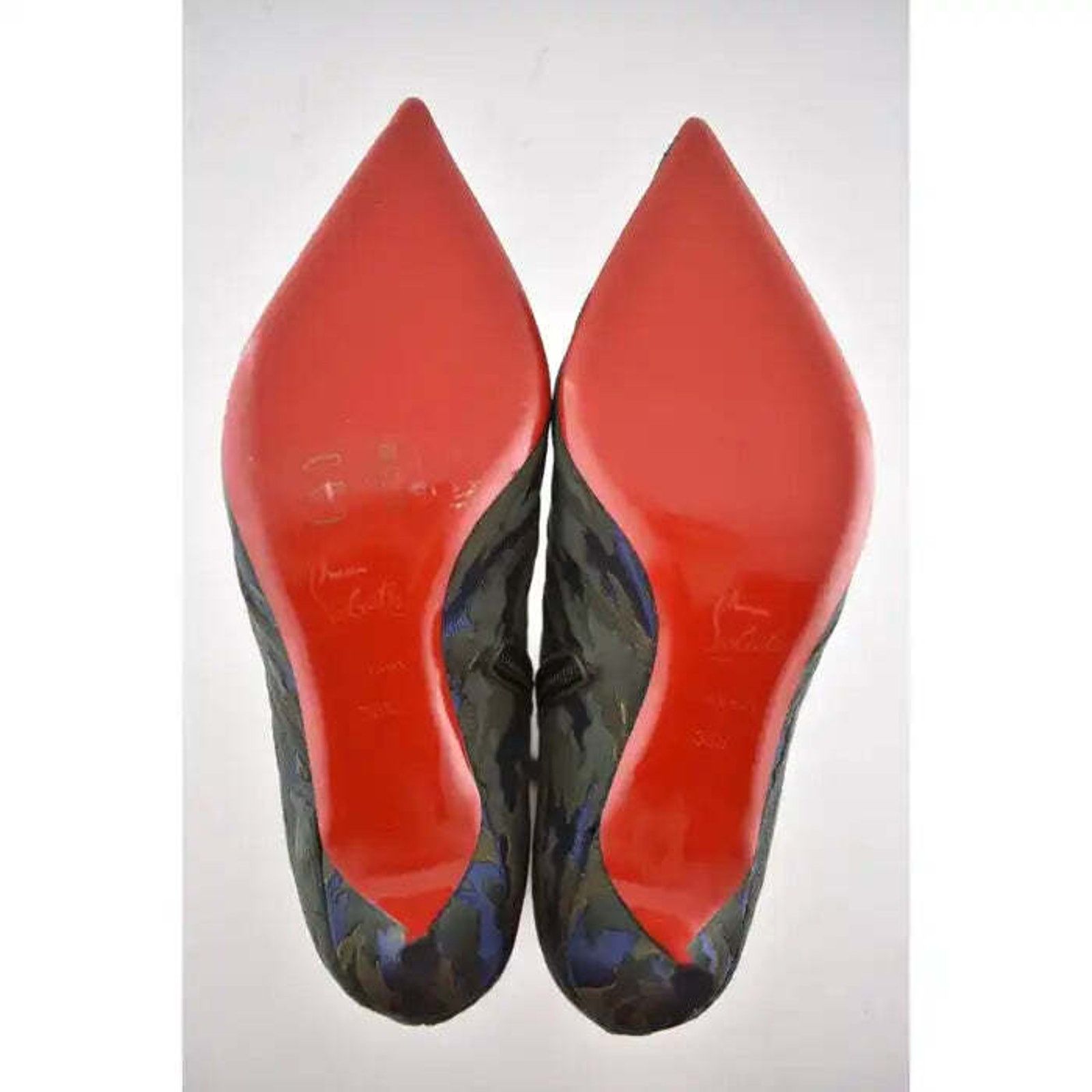 Christian Louboutin Christian Louboutin So Kate Booty 55 Green Blue Camouloubi Size US 6.5 / IT 36.5 - 9 Thumbnail