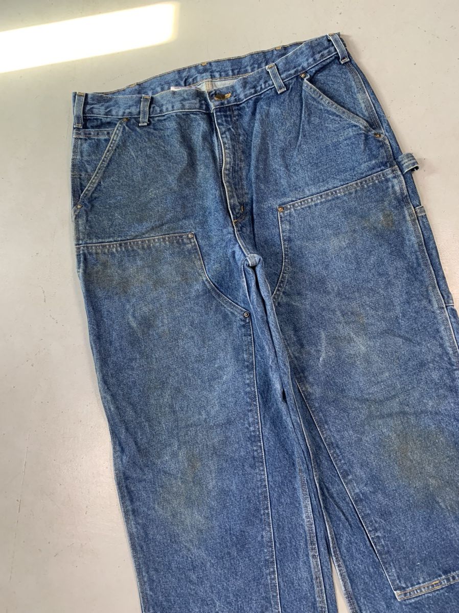 Carhartt Rare sunfade vintage carhartt double knee Size US 38 / EU 54 - 3 Thumbnail