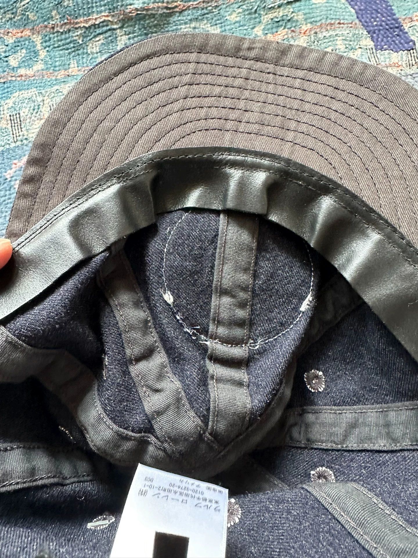 RRL Ralph Lauren RRL Denim Baseball Cap New M Size ONE SIZE - 7 Thumbnail