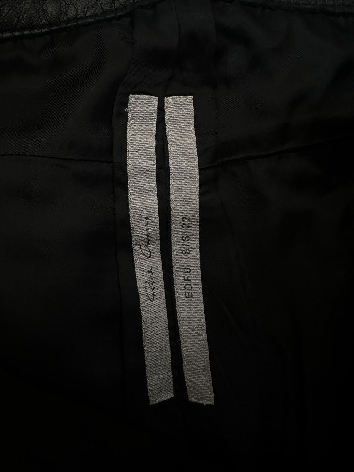 Rick Owens Rick Owens EDFU Lamb Leather Pants Size US 34 / EU 50 - 5 Thumbnail