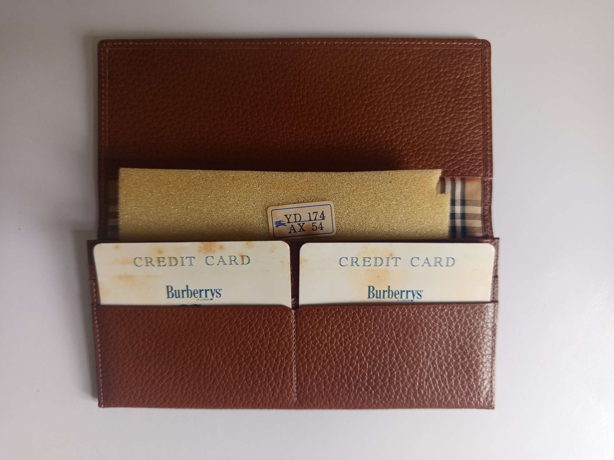 Burberry Burberrys Long Wallet Leather Brown Men Women Vintage Size ONE SIZE - 7 Thumbnail