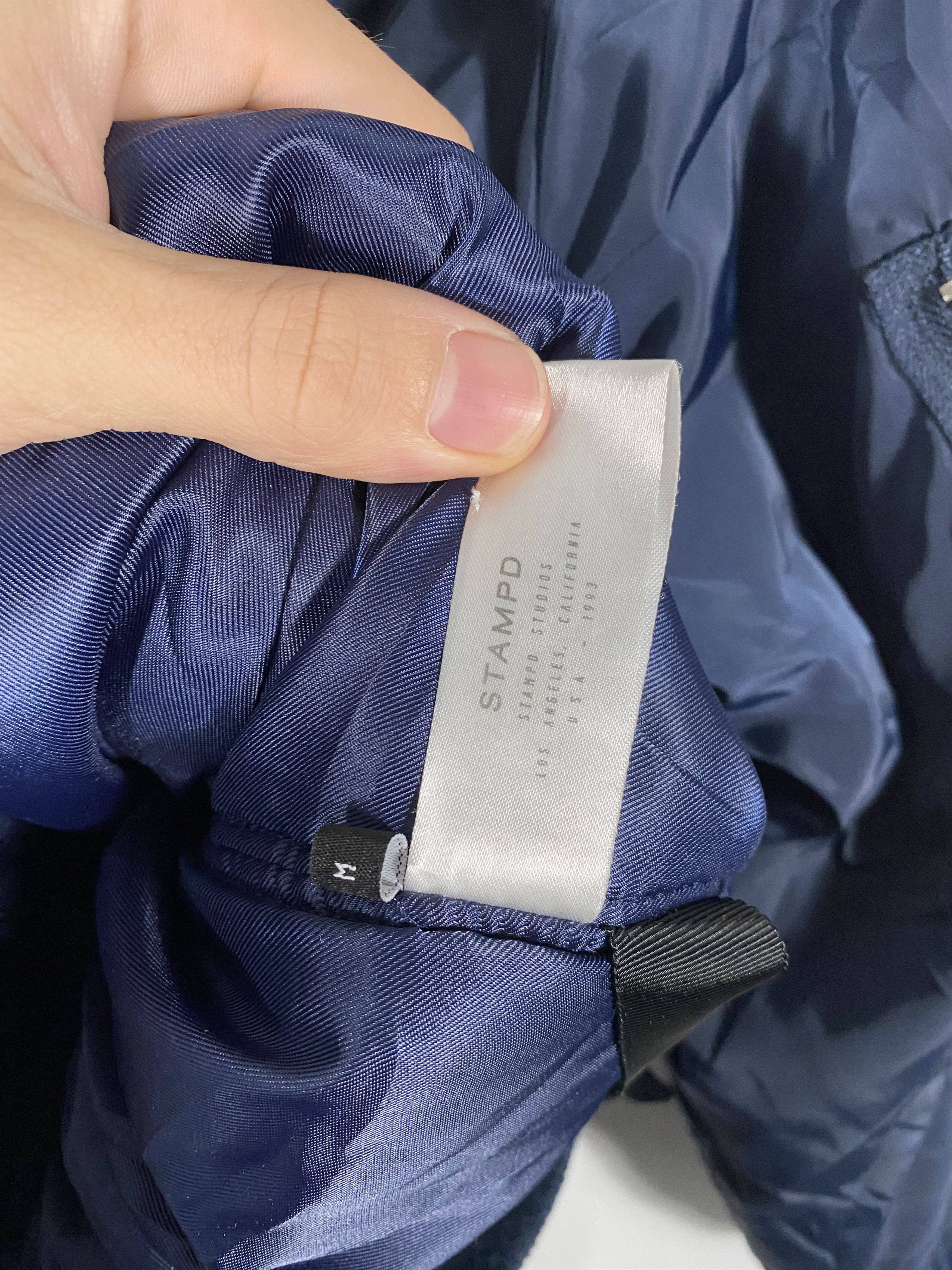 Stampd Stampd LA Navy Bondage Bomber Size M Size US M / EU 48-50 / 2 - 8 Thumbnail