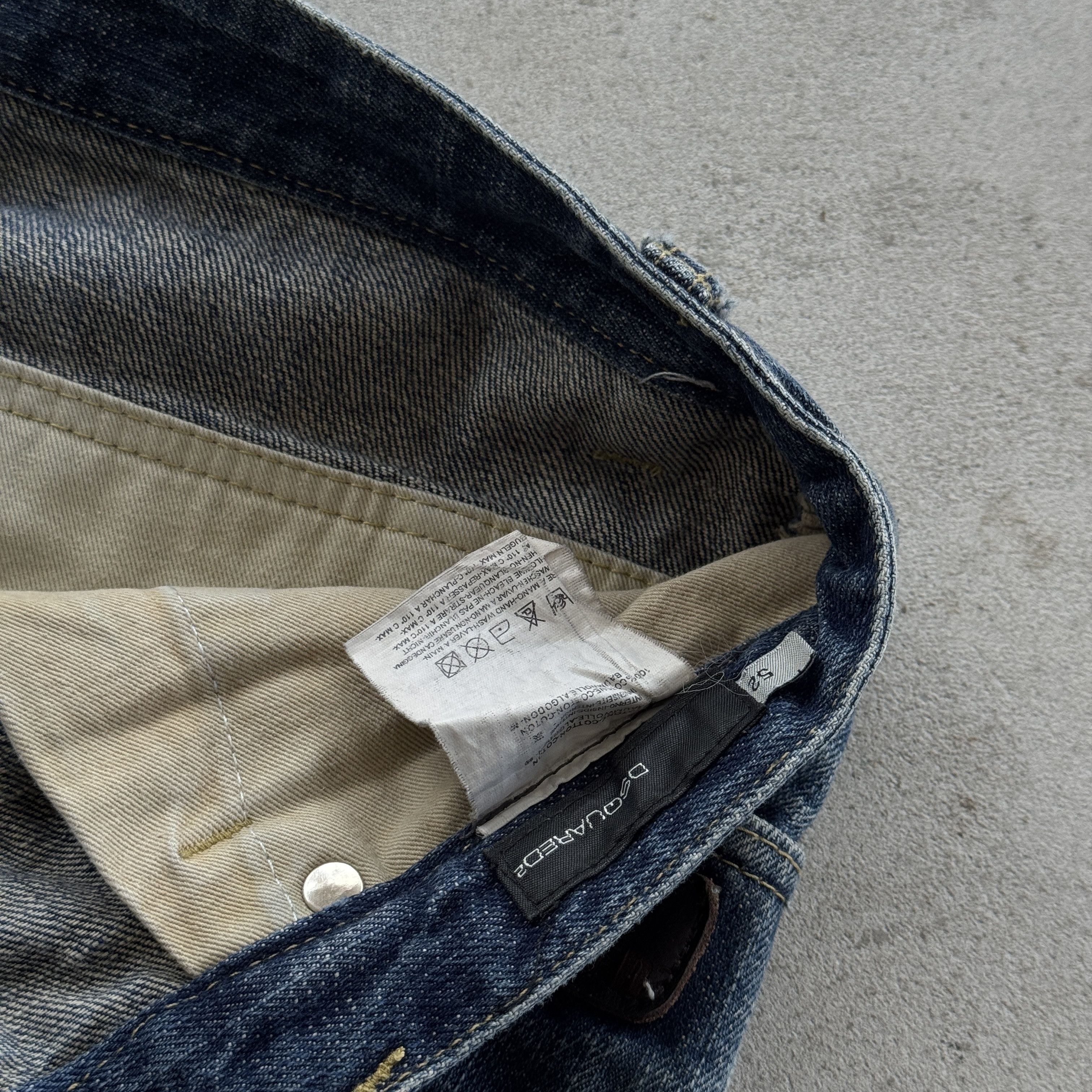 Dsquared2 Dsquared2 Biker Jeans Distressed Blue Denim Trousers Size 52 Size US 36 / EU 52 - 6 Thumbnail