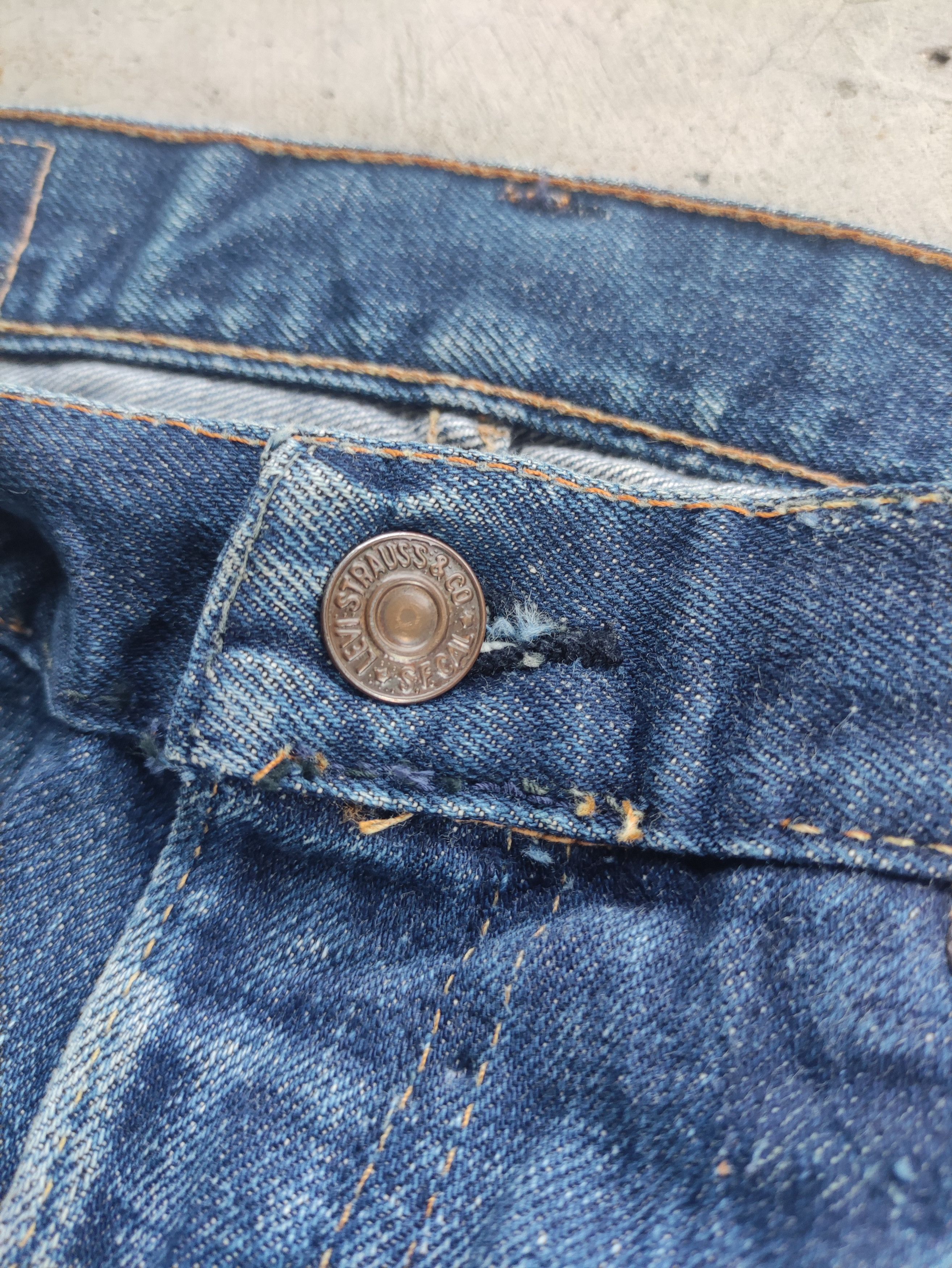 Levi's Vintage Levis 505 60s Petchvork Button No5 W32 Size US 32 / EU 48 - 6 Thumbnail