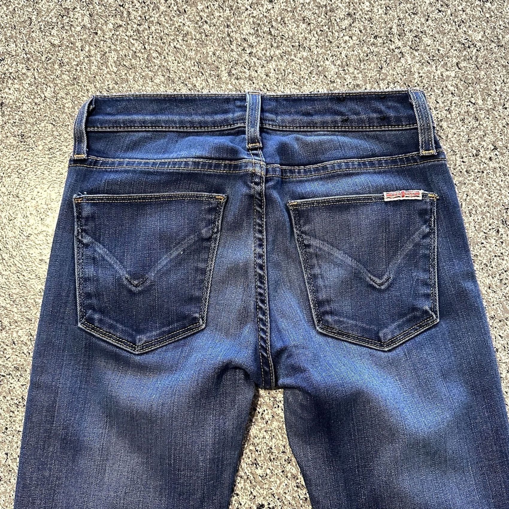 Hudson Hudson Jeans Womens 24x28 Nico Mid Rise Dark Wash Denim Stretch Size 42" / US 20 - 5 Thumbnail