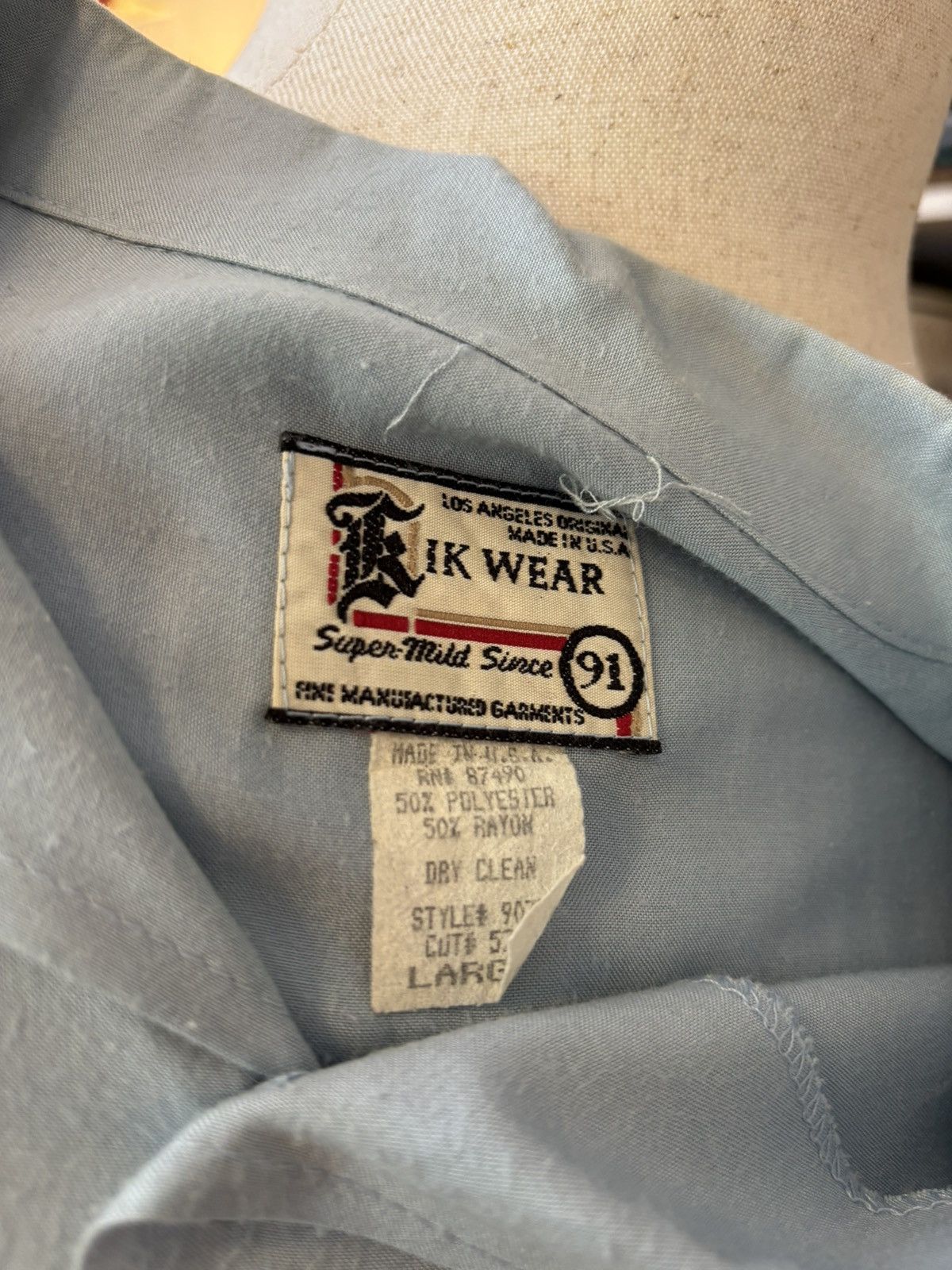 Other kik wear vintage skater button up Size US L / EU 52-54 / 3 - 5 Thumbnail