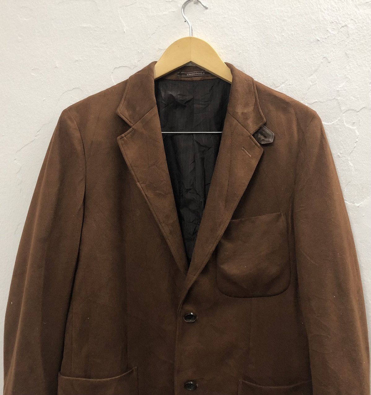 Japanese Brand × Vintage Vintage Crocodile Blazer Coat Jacket Size 40S - 3 Thumbnail