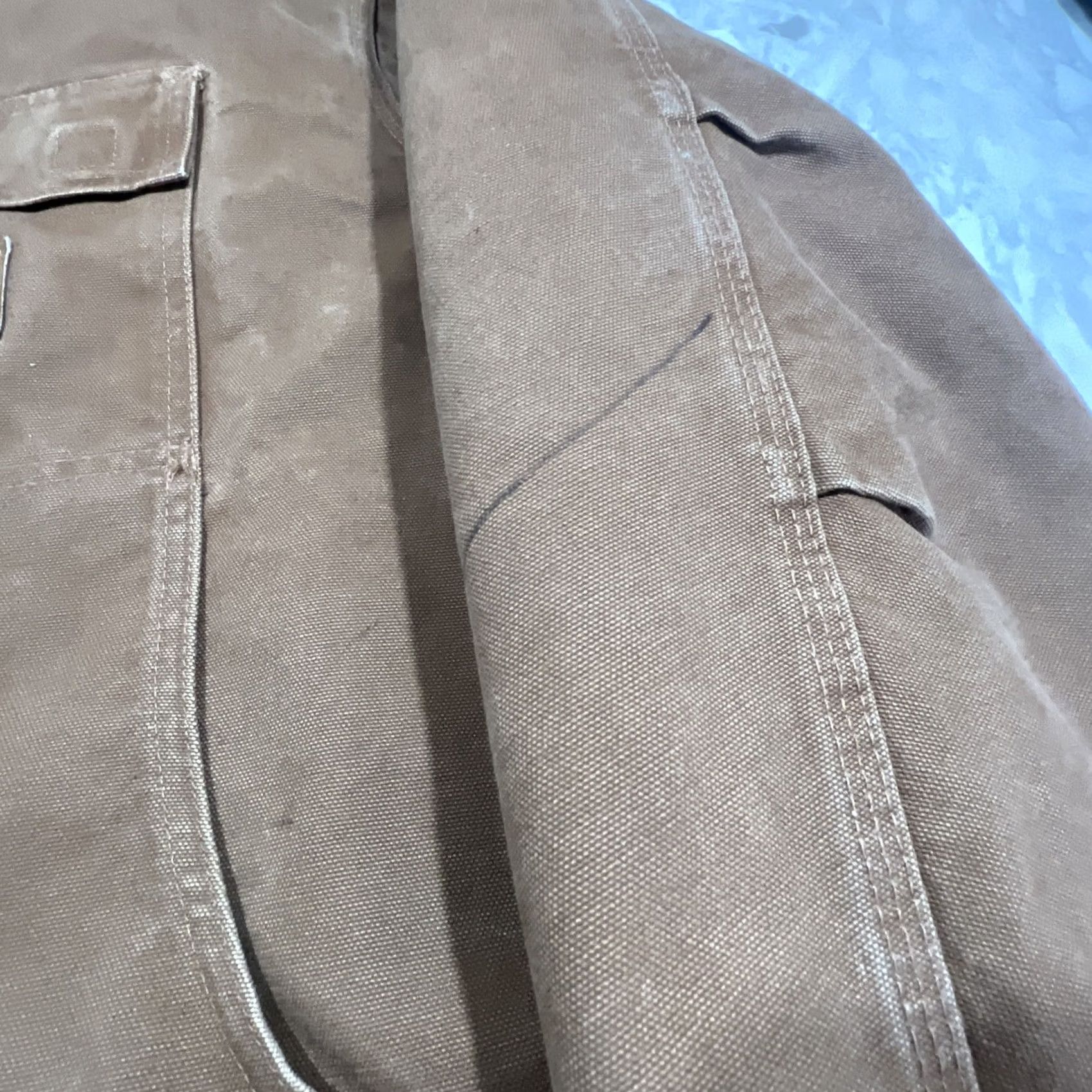 Carhartt Carhartt Jacket Men's 2XL Regular Brown Duck Canvas Lined Cotton C26 BRN Mexico Workwear Size US XXL / EU 58 / 5 - 7 Thumbnail