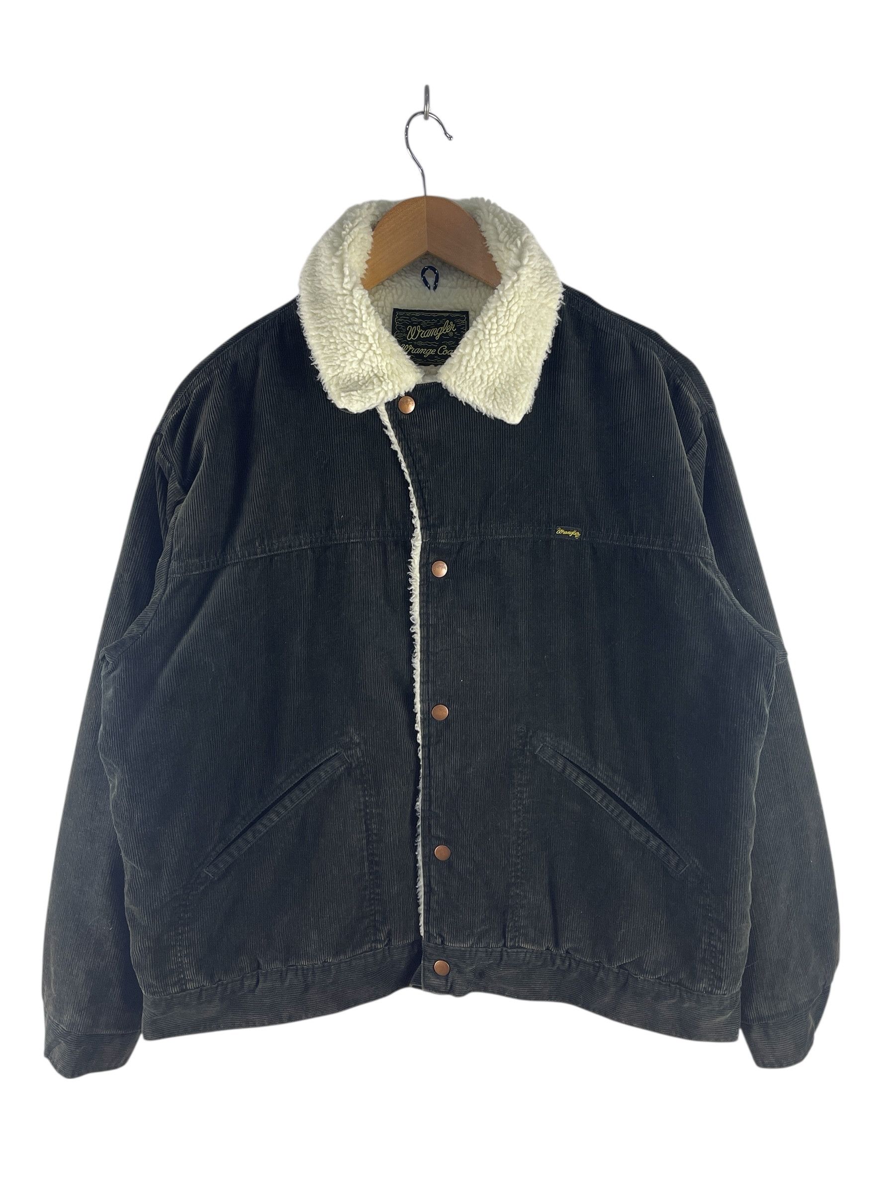 Wrangler Vintage Wrangler Wrange Coat Sherpa Lined Corduroy Jacket Size US M / EU 48-50 / 2 - 1 Thumbnail