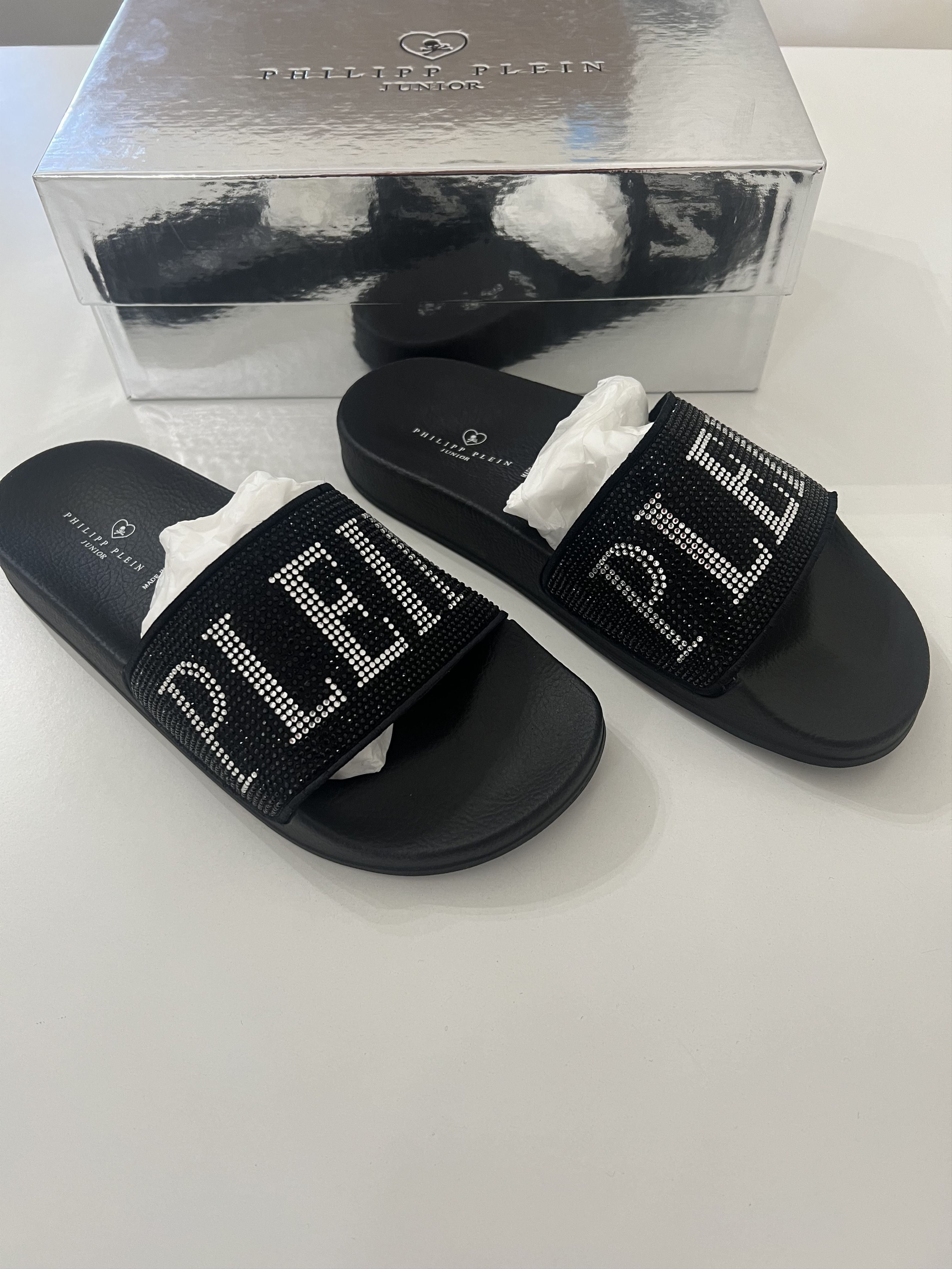 Philipp Plein Philipp Plein - Slides Sandals,unisex Size 40 EU Size US 10 / IT 40 - 4 Thumbnail