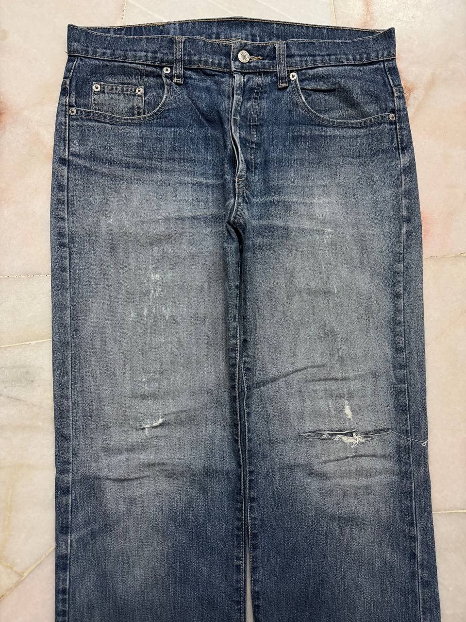 Rusty Vintage Japanese Fondamental Wear Faded Distressed Jeans Size US 34 / EU 50 - 4 Thumbnail