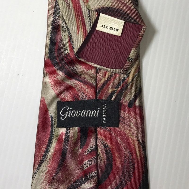 Other Giovanni Swirl Abstract Silk Necktie Size ONE SIZE - 3 Thumbnail