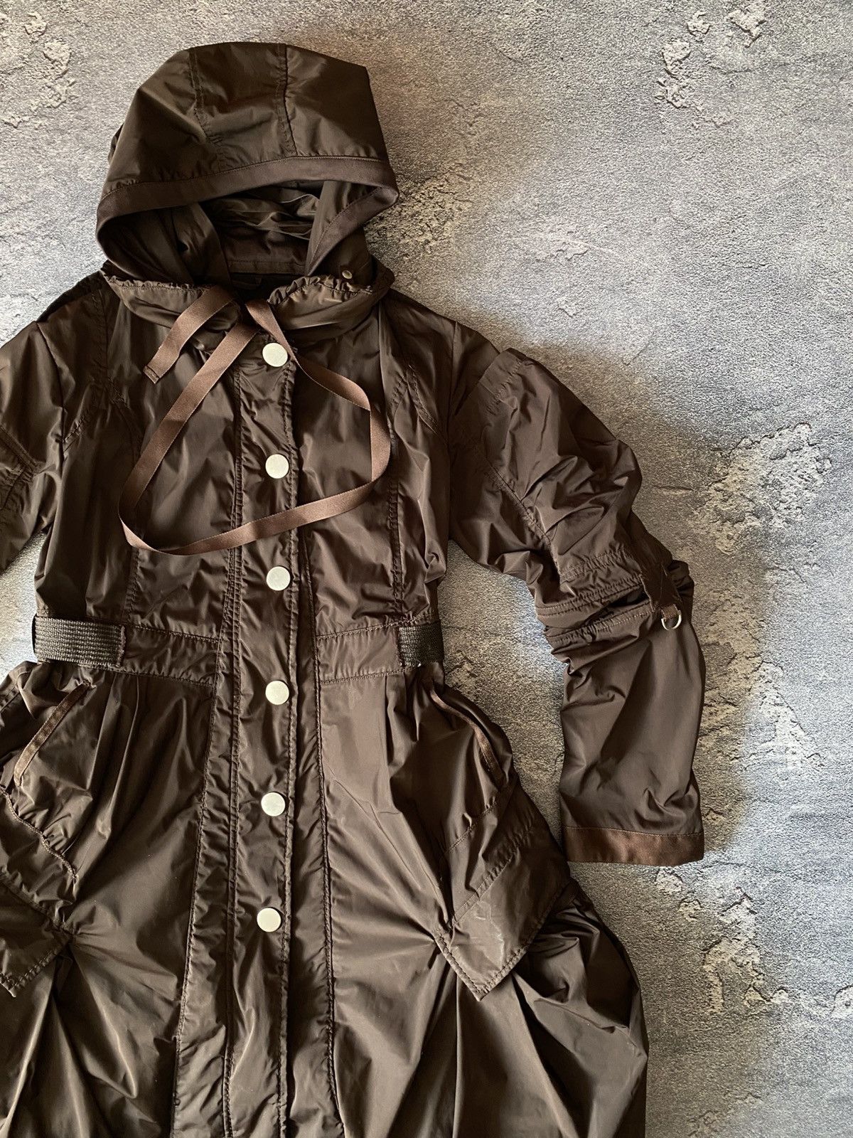 Marithe + Francois Girbaud Marithe Francois Girbaud Archive Bandage Nylon Jacket Coat Size M / US 6-8 / IT 42-44 - 4 Thumbnail