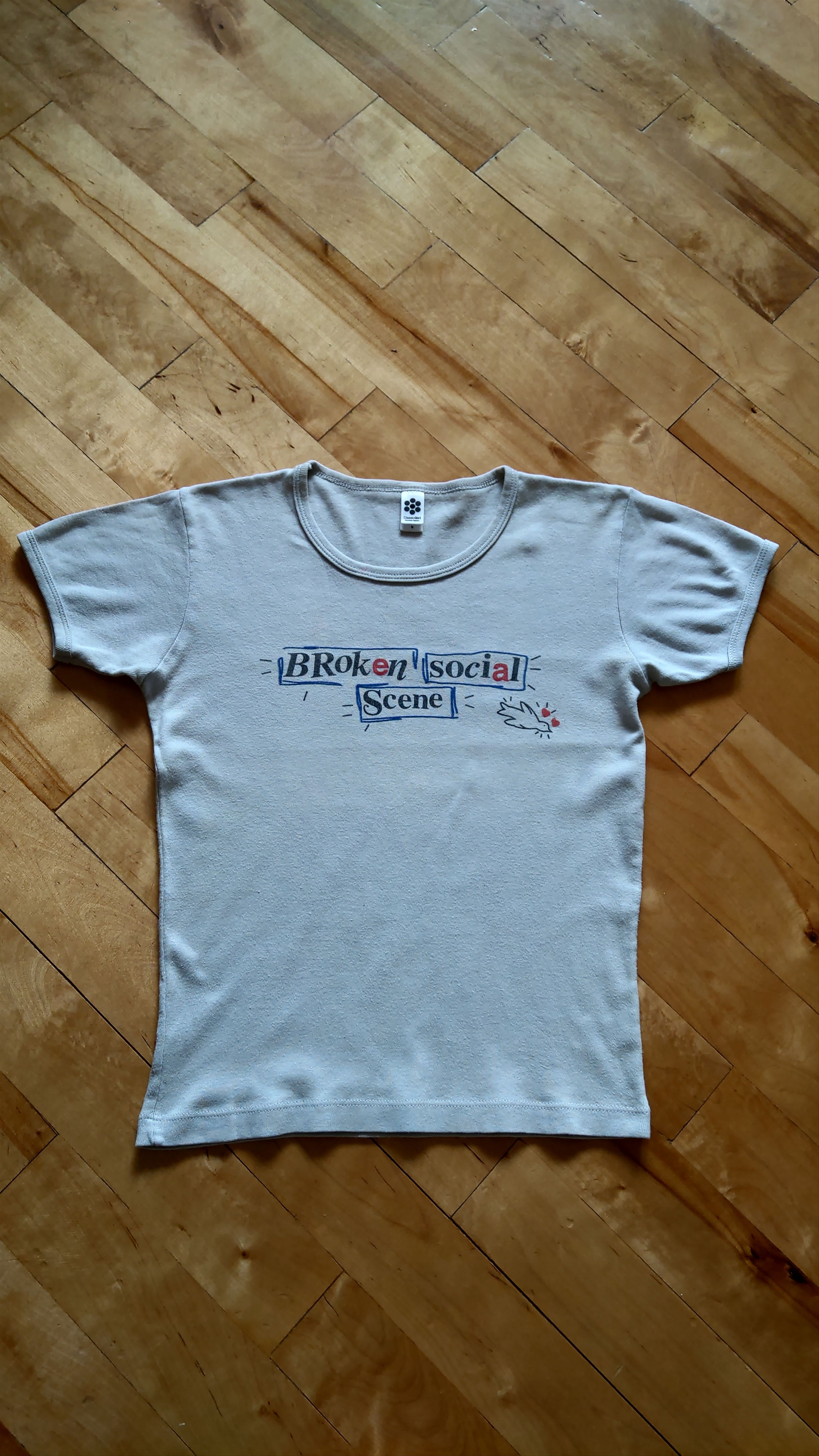 Band Tees BROKEN SOCIAL SCENE Drawing Shirt Doodle Tee indie Rock Rare Size S / US 4 / IT 40 - 5 Thumbnail