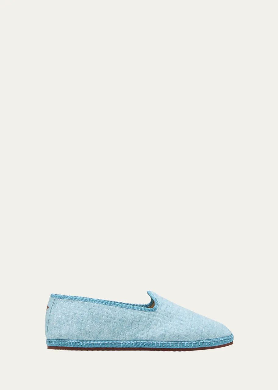 Loro Piana o1srvl11e0725 Loafers in Light Blue Size US 8 / IT 38 - 1 Preview