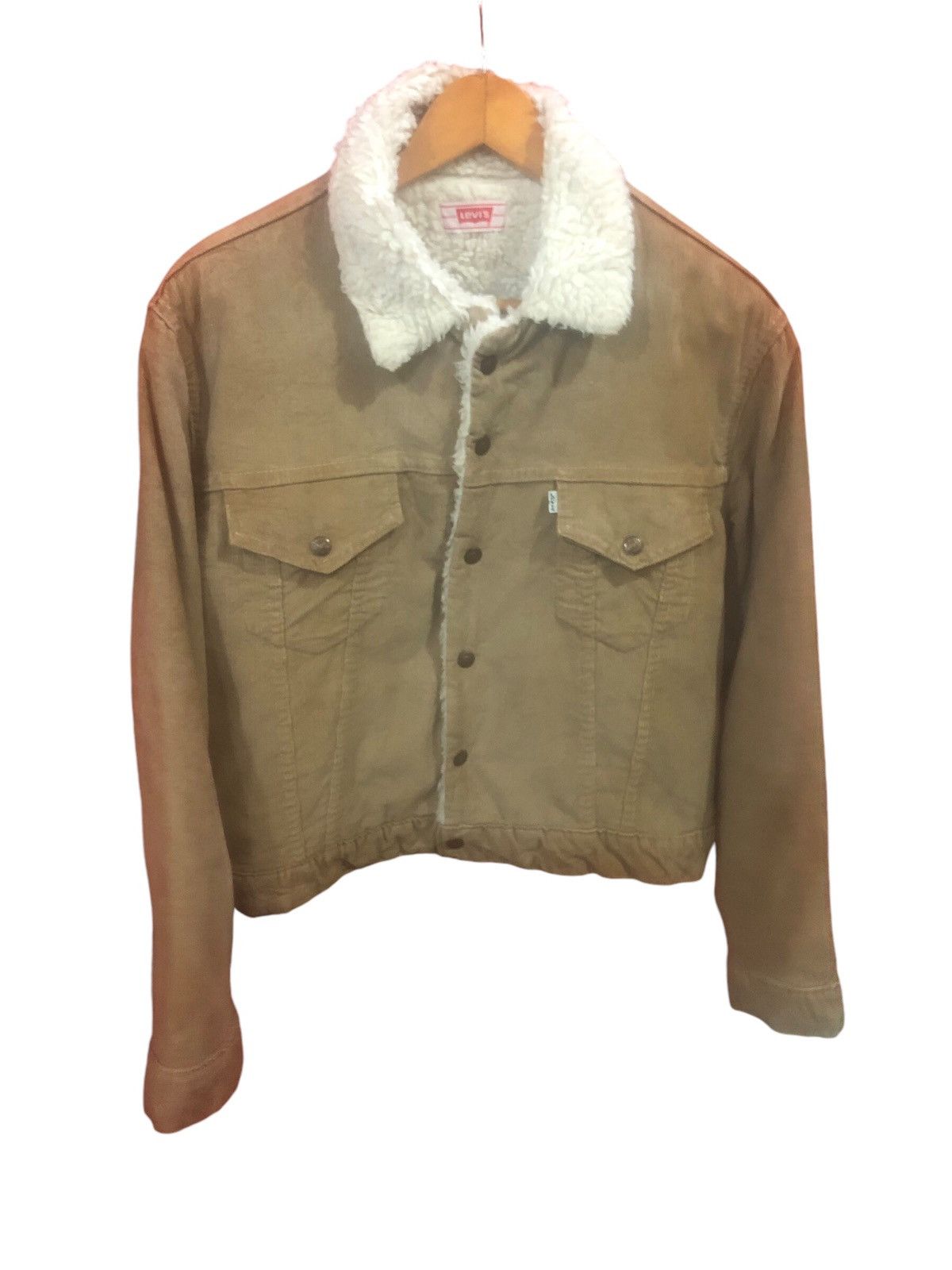 Levi's × Levi's Vintage Clothing Levi’s Men Classic Corduroy Sherpa Trucker Jacket Size US M / EU 48-50 / 2 - 1 Thumbnail