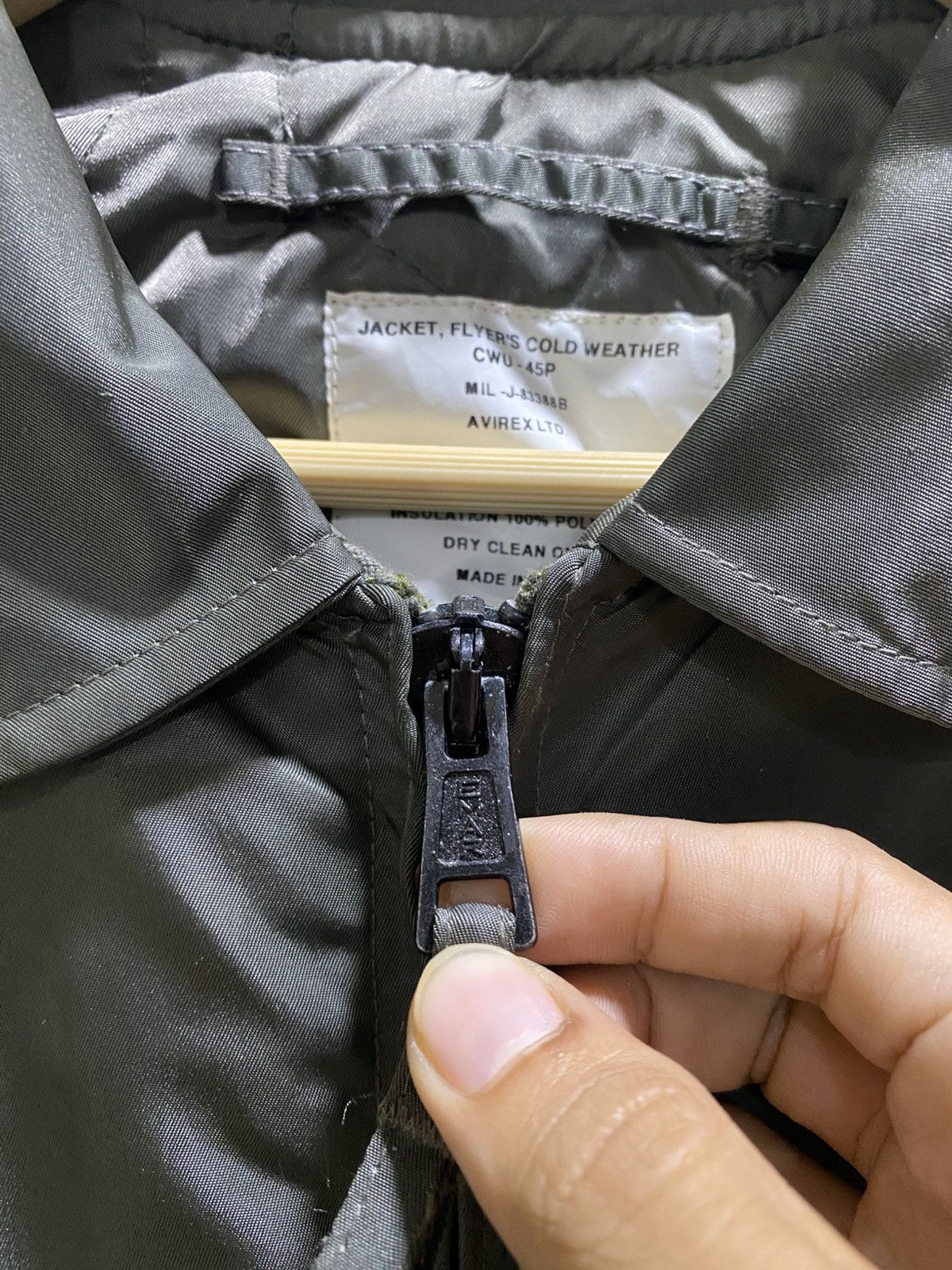Avirex Vintage 90s Avirex USAF CWU-45P Cold Weather Bomber Jacket Size US L / EU 52-54 / 3 - 12 Thumbnail