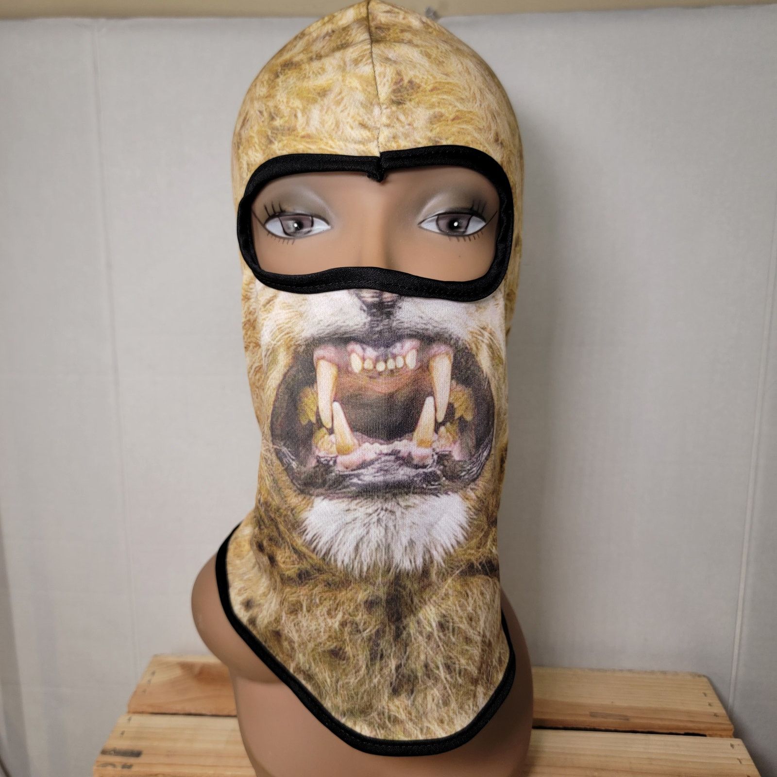 Other Polyester Lion Face Balaclava Mask for Adults Size ONE SIZE - 1 Thumbnail