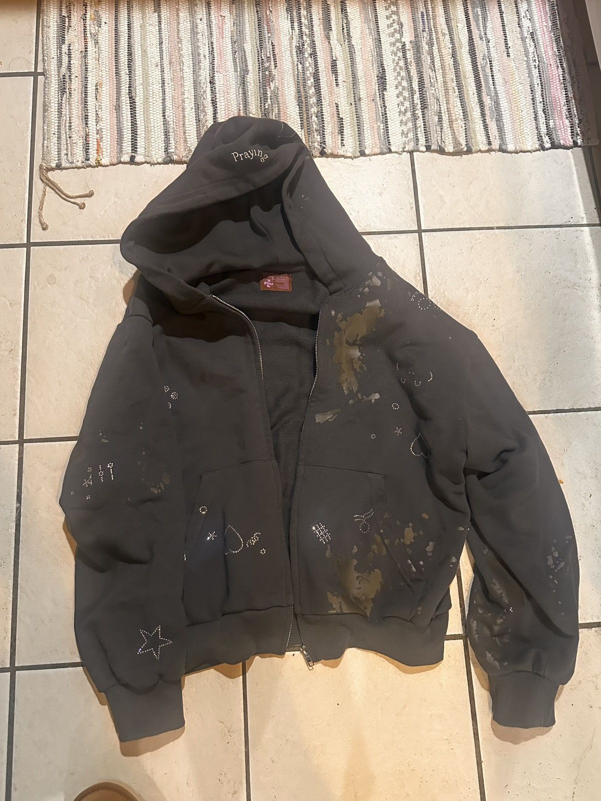 Praying Praying rinestone hoodie Size US L / EU 52-54 / 3 - 1 Thumbnail