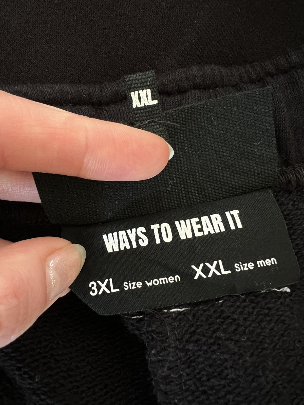 MM6 MM6 Maison Margiela wide leg sweatpants XXL black Size US 42 / EU 58 - 8 Thumbnail