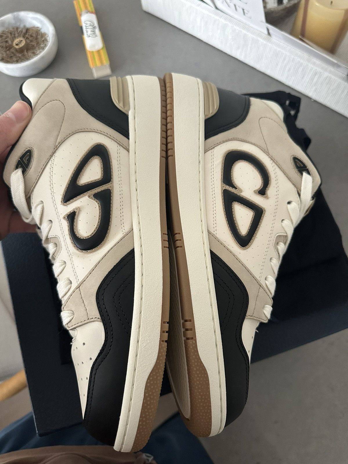 Dior Dior B57 sneaker cream/brown size 42 - 9US Size US 9 / EU 42 - 8 Thumbnail