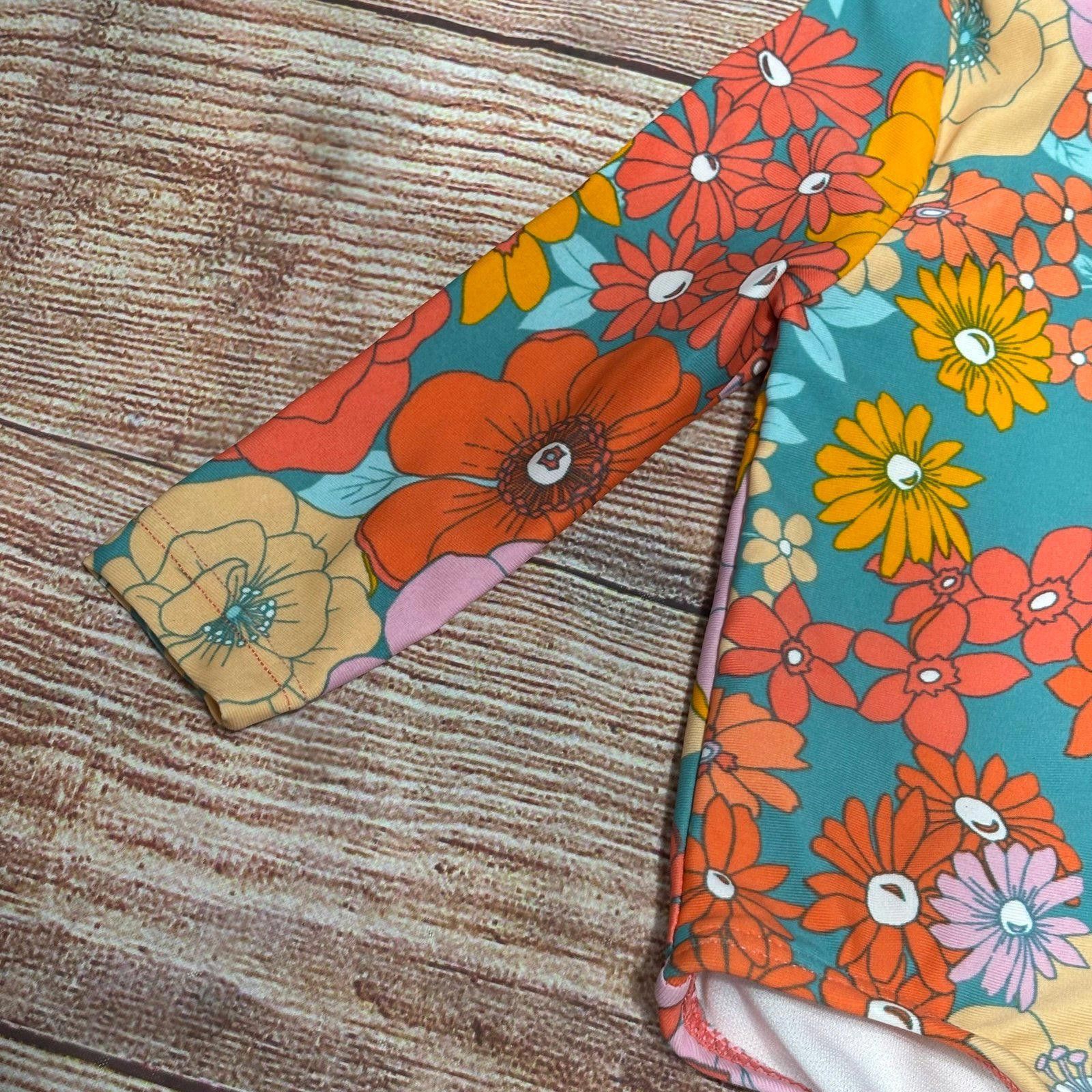 Other Carter's 3 Month Floral Long Sleeve Swimsuit Size ONE SIZE - 4 Thumbnail