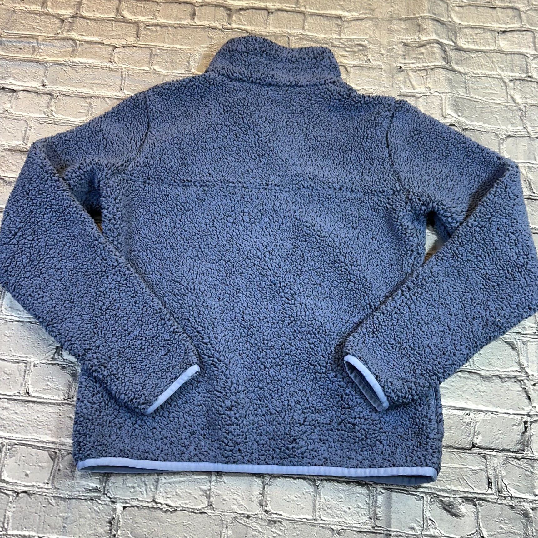 Vintage VINTAGE Columbia Blue Sherpa Fleece Full Zip Logo Pocket Jacket Women M Blue Sherpa Fleece Full Zip Logo Pocket Classic Outdoor 90s Womens Size M / US 6-8 / IT 42-44 - 6 Thumbnail