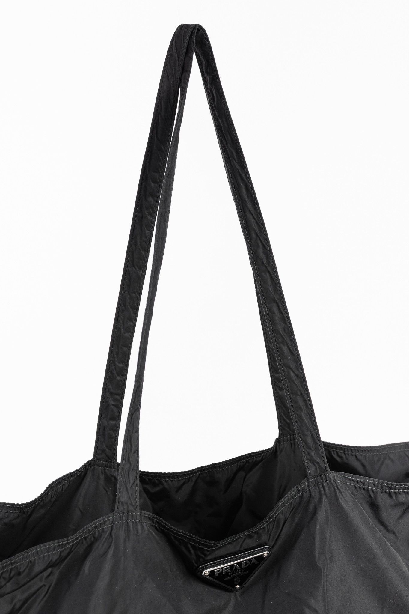 Prada Prada 90's Vintage Nero Tessuto Sport Tote Size ONE SIZE - 6 Thumbnail