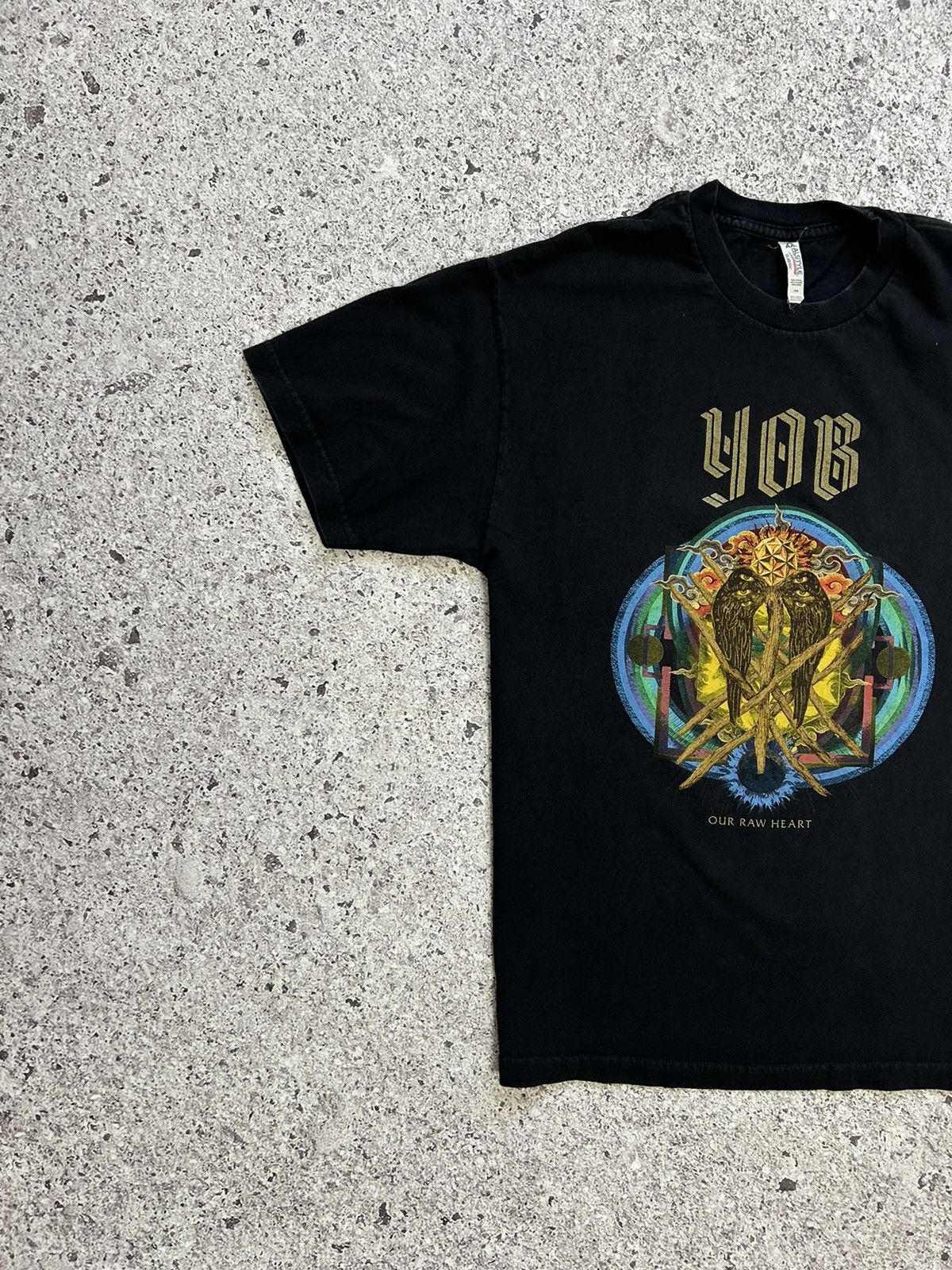 Band Tees × Vintage Yob Our Raw Heart Rock Band Promo Album 2018 Retro T-Shirt Size US L / EU 52-54 / 3 - 3 Thumbnail